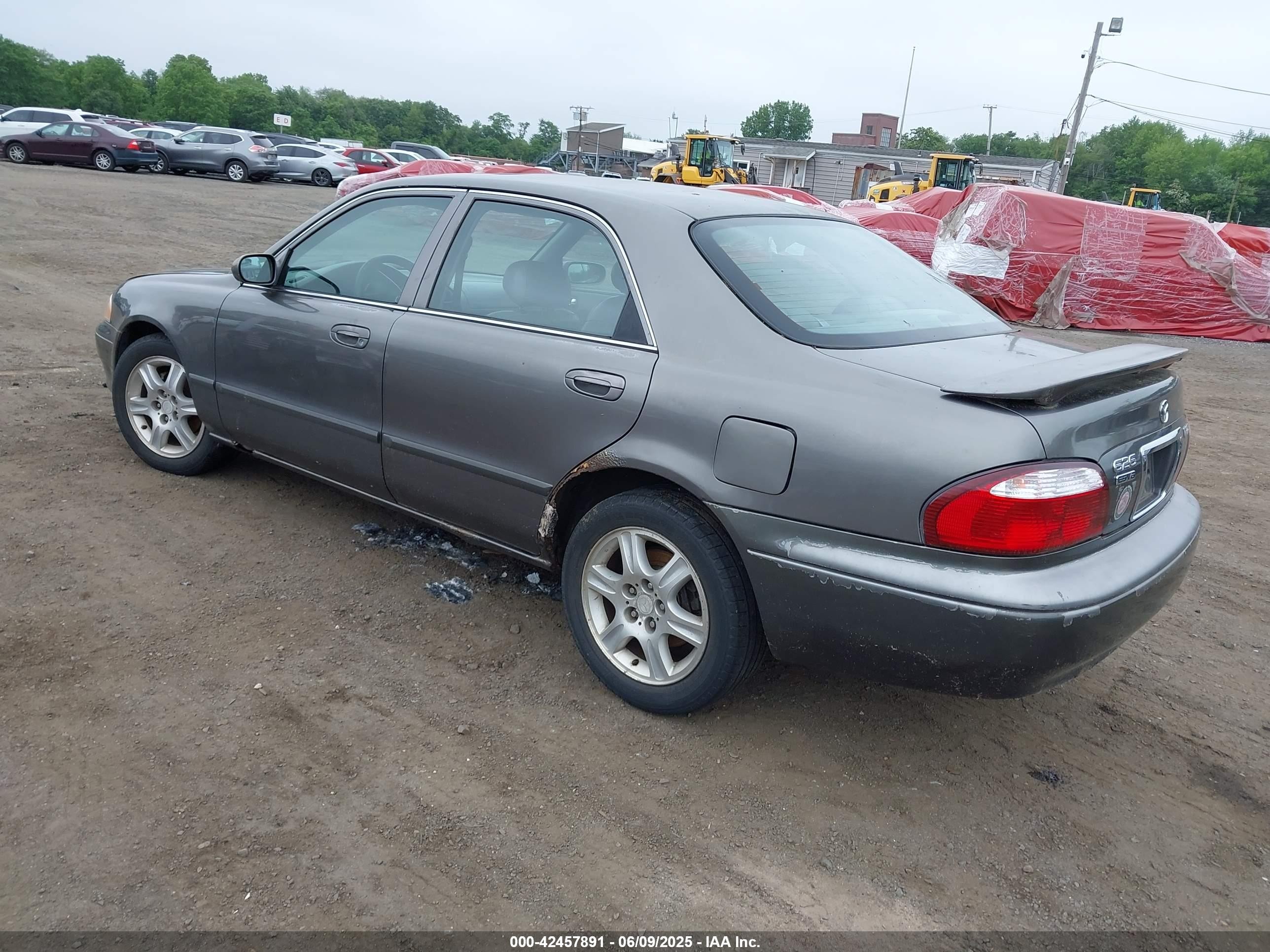 2001 Mazda 626 Es V6/lx V6 Gray vin: 1YVGF22D715247829