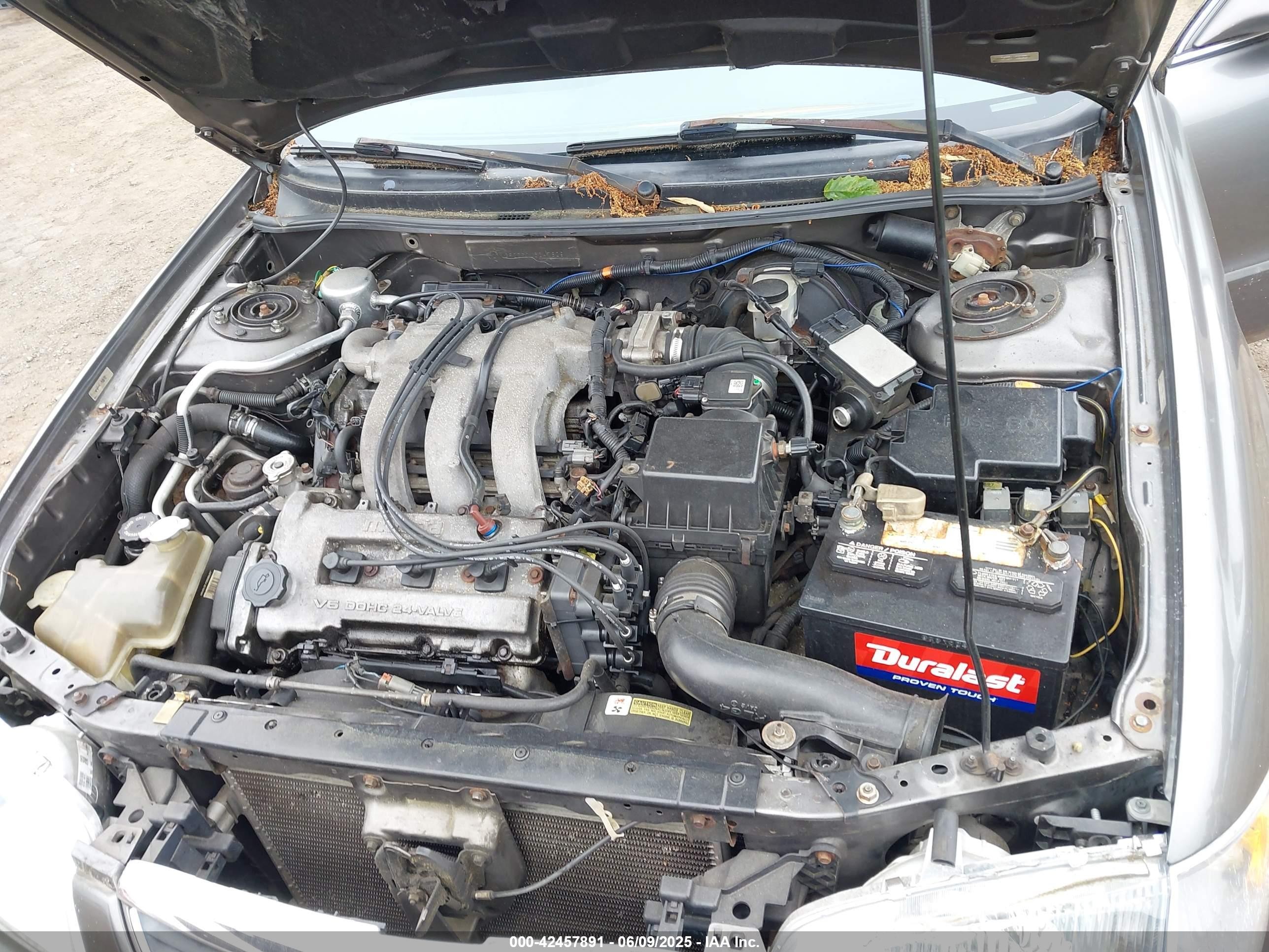 2001 Mazda 626 Es V6/lx V6 Gray vin: 1YVGF22D715247829