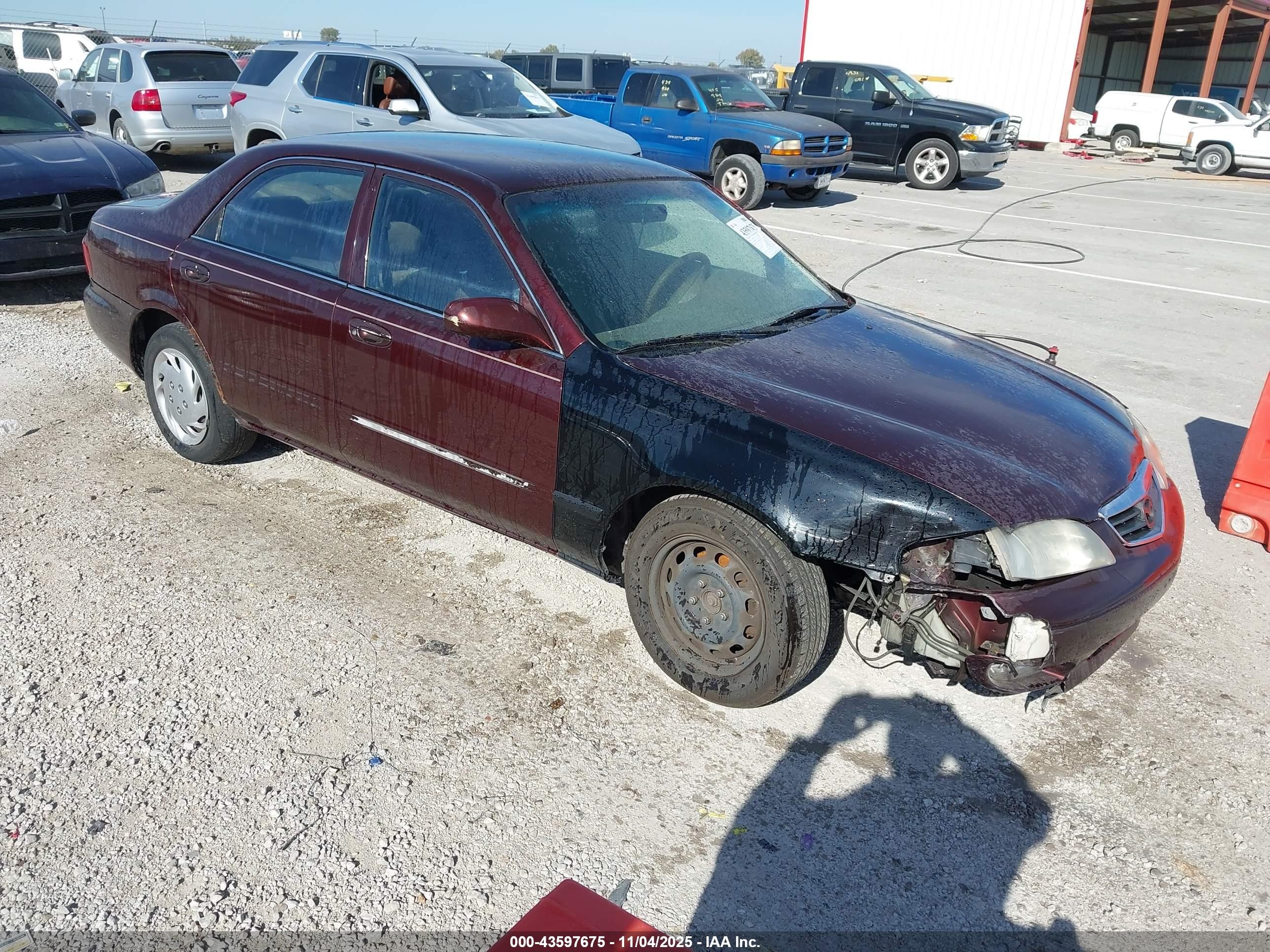 2001 Mazda 626 Es V6/lx V6 Burgundy vin: 1YVGF22D815201913