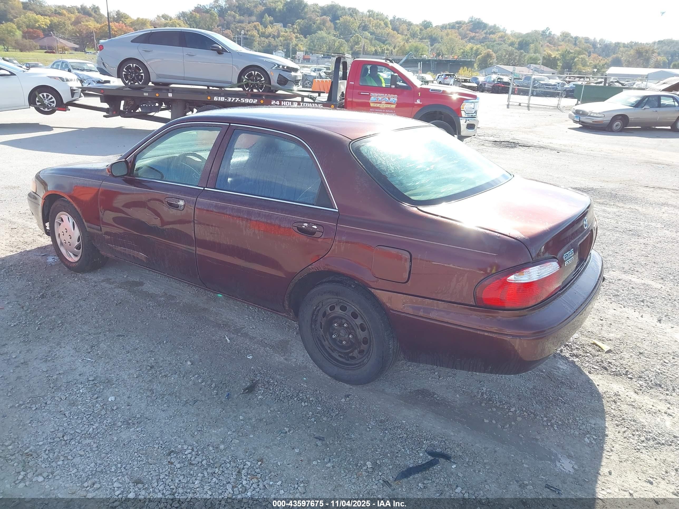 2001 Mazda 626 Es V6/lx V6 Burgundy vin: 1YVGF22D815201913
