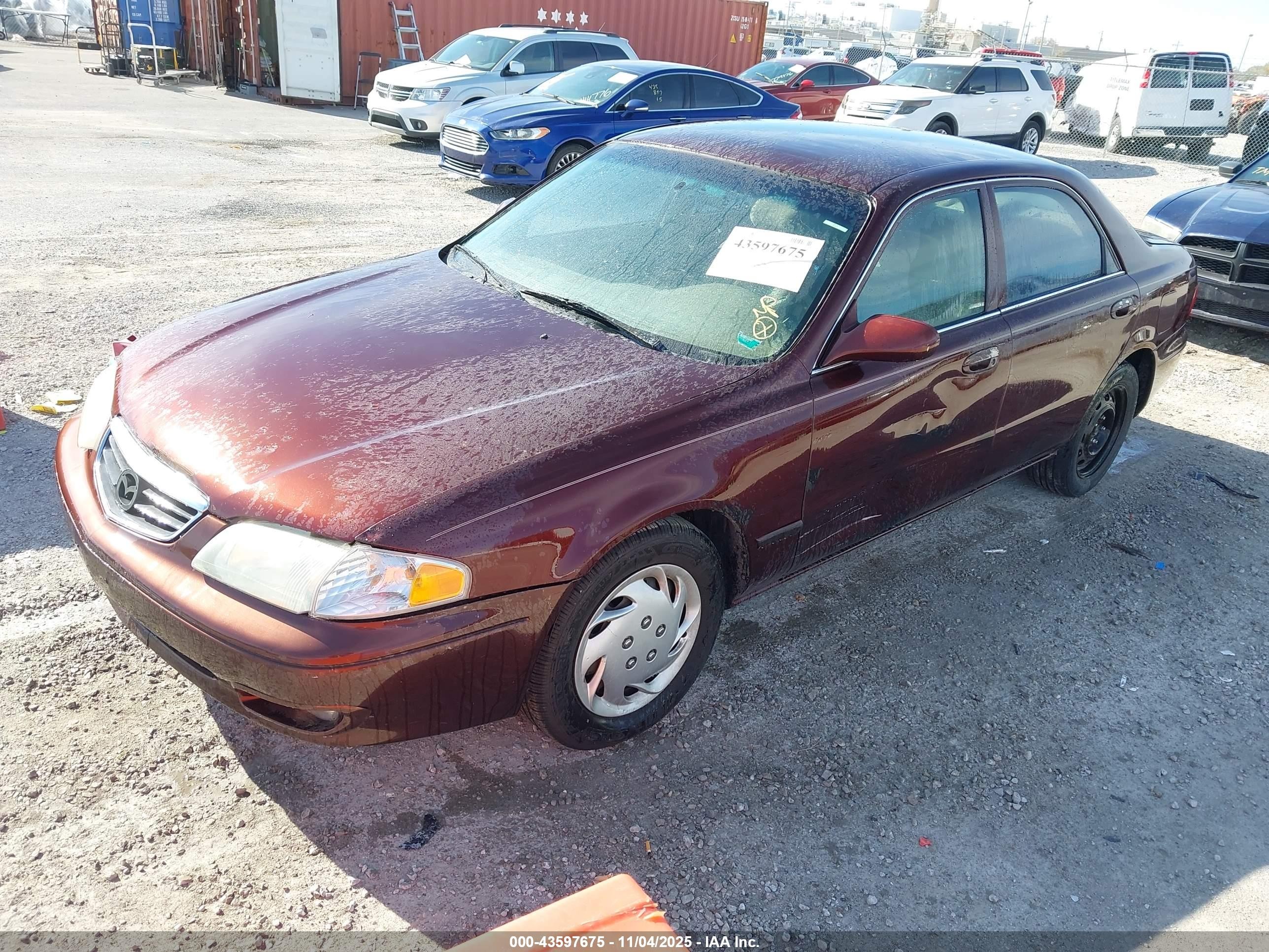 2001 Mazda 626 Es V6/lx V6 Burgundy vin: 1YVGF22D815201913