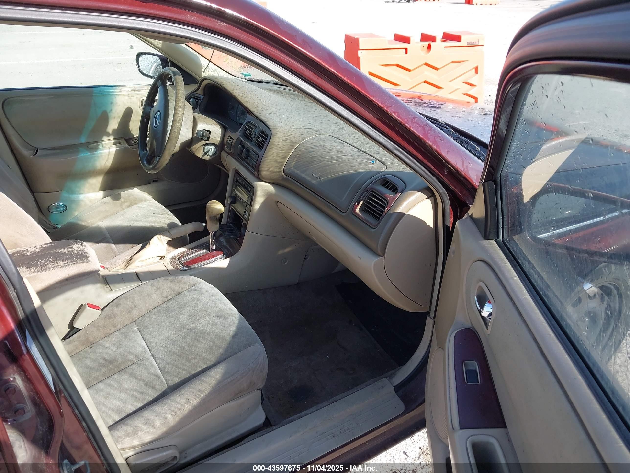 2001 Mazda 626 Es V6/lx V6 Burgundy vin: 1YVGF22D815201913