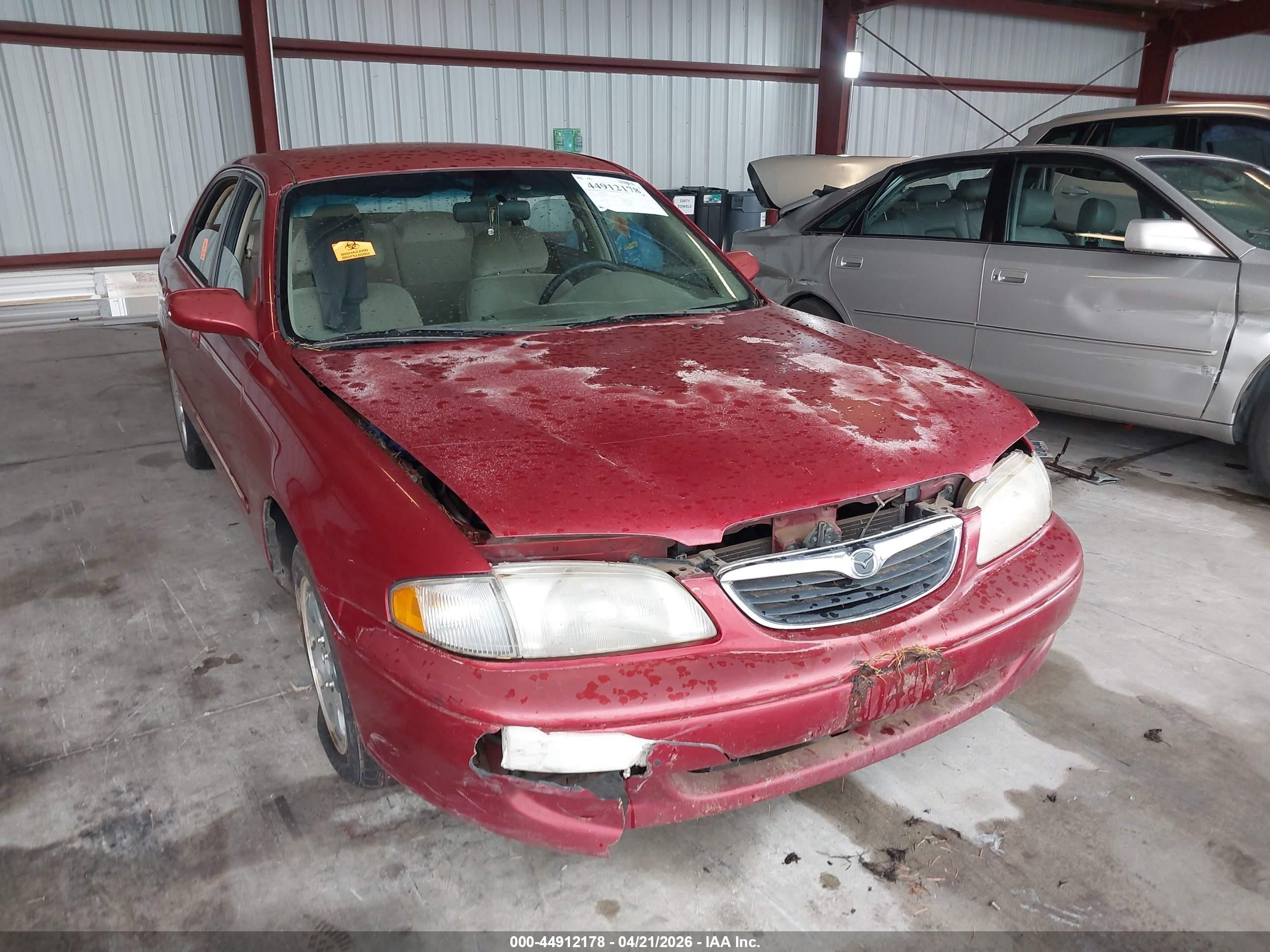 1999 Mazda 626 Es V6/lx (v6) Red vin: 1YVGF22D8X5856078