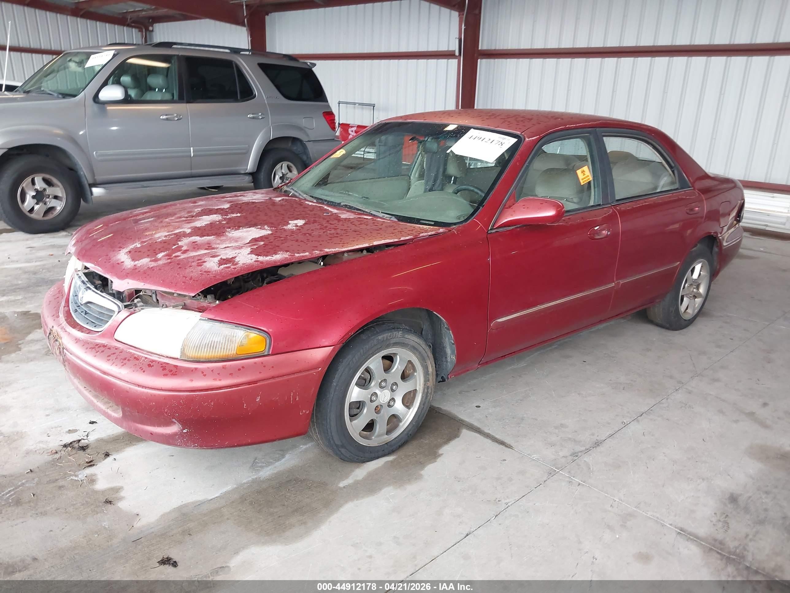 1999 Mazda 626 Es V6/lx (v6) Red vin: 1YVGF22D8X5856078