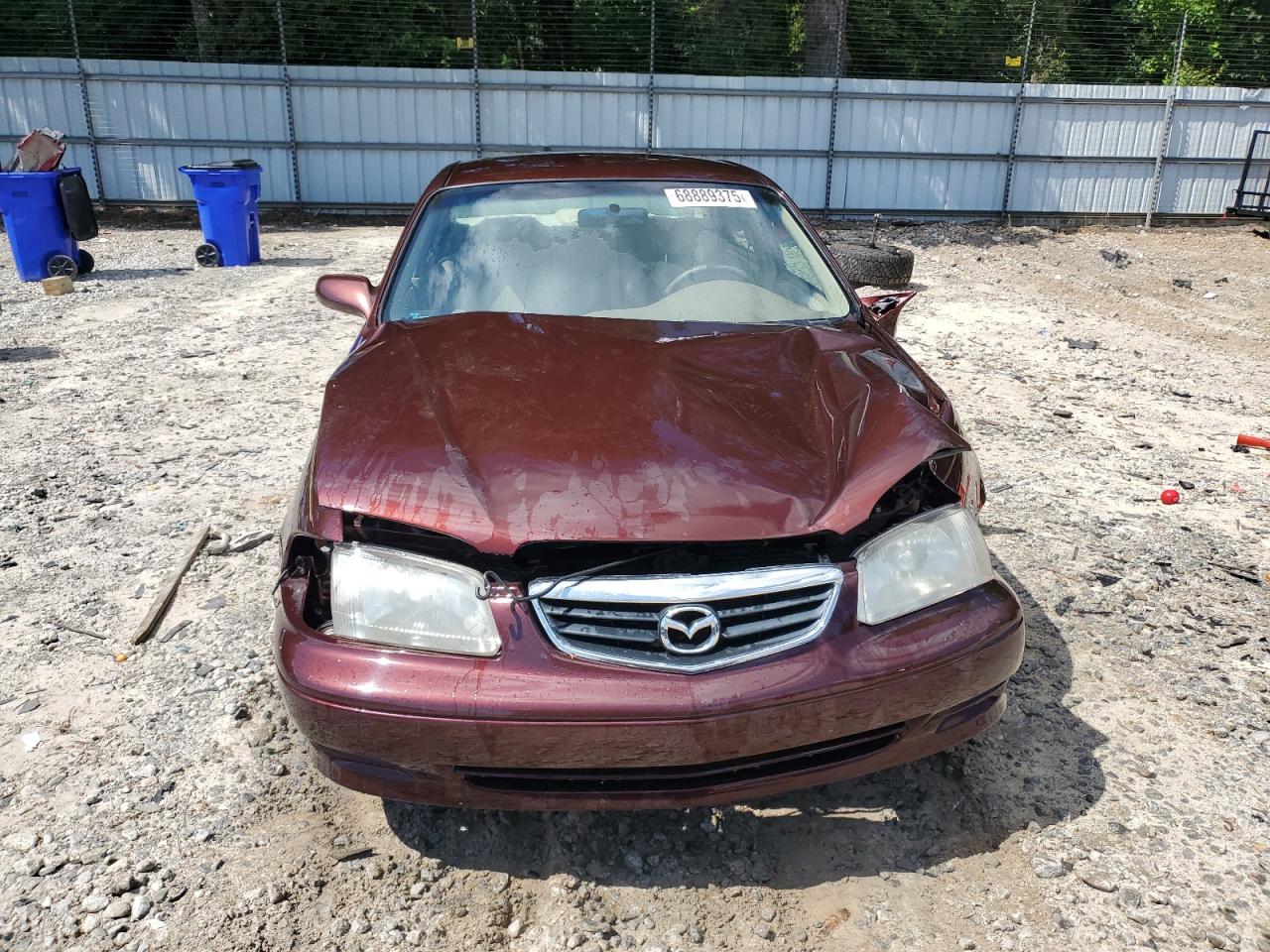 2001 Mazda 626 Es Темно-бордовый vin: 1YVGF22DX15204506