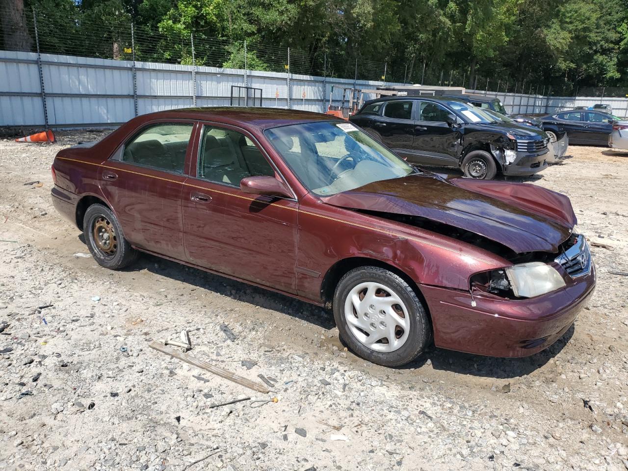2001 Mazda 626 Es Темно-бордовый vin: 1YVGF22DX15204506