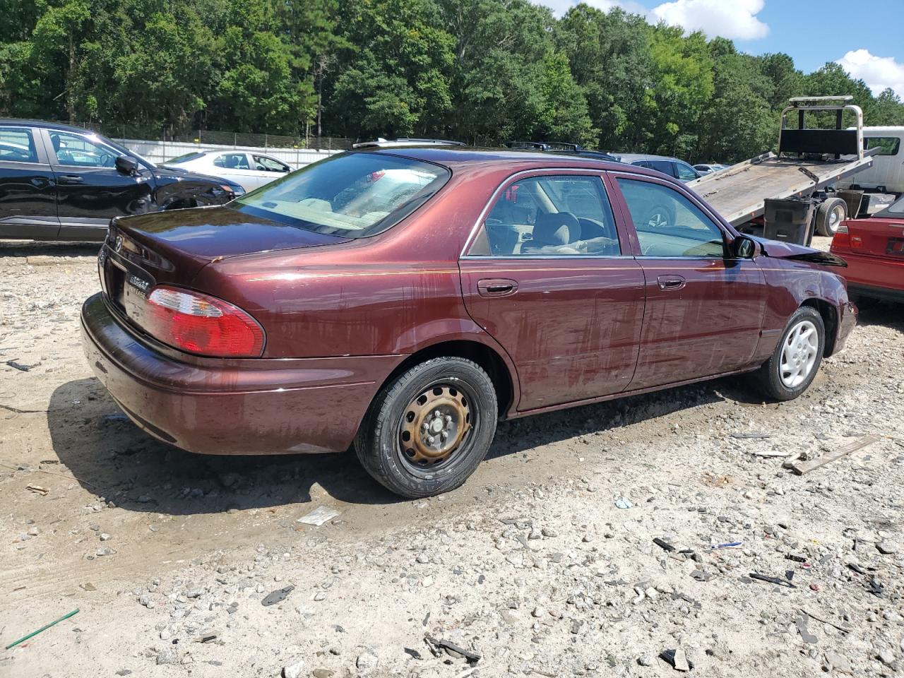 2001 Mazda 626 Es Темно-бордовый vin: 1YVGF22DX15204506