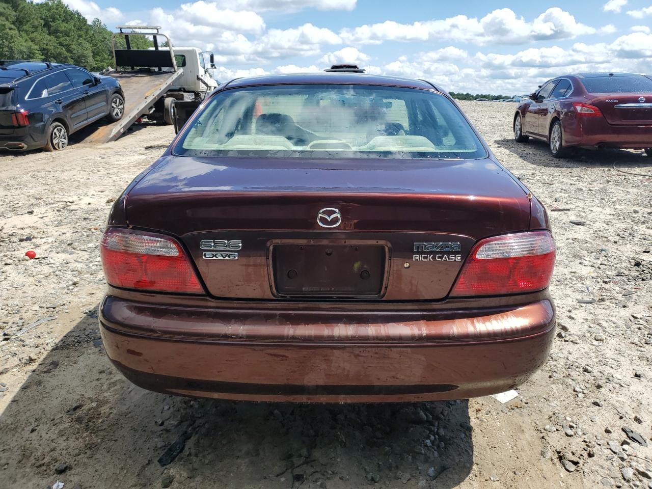 2001 Mazda 626 Es Темно-бордовый vin: 1YVGF22DX15204506