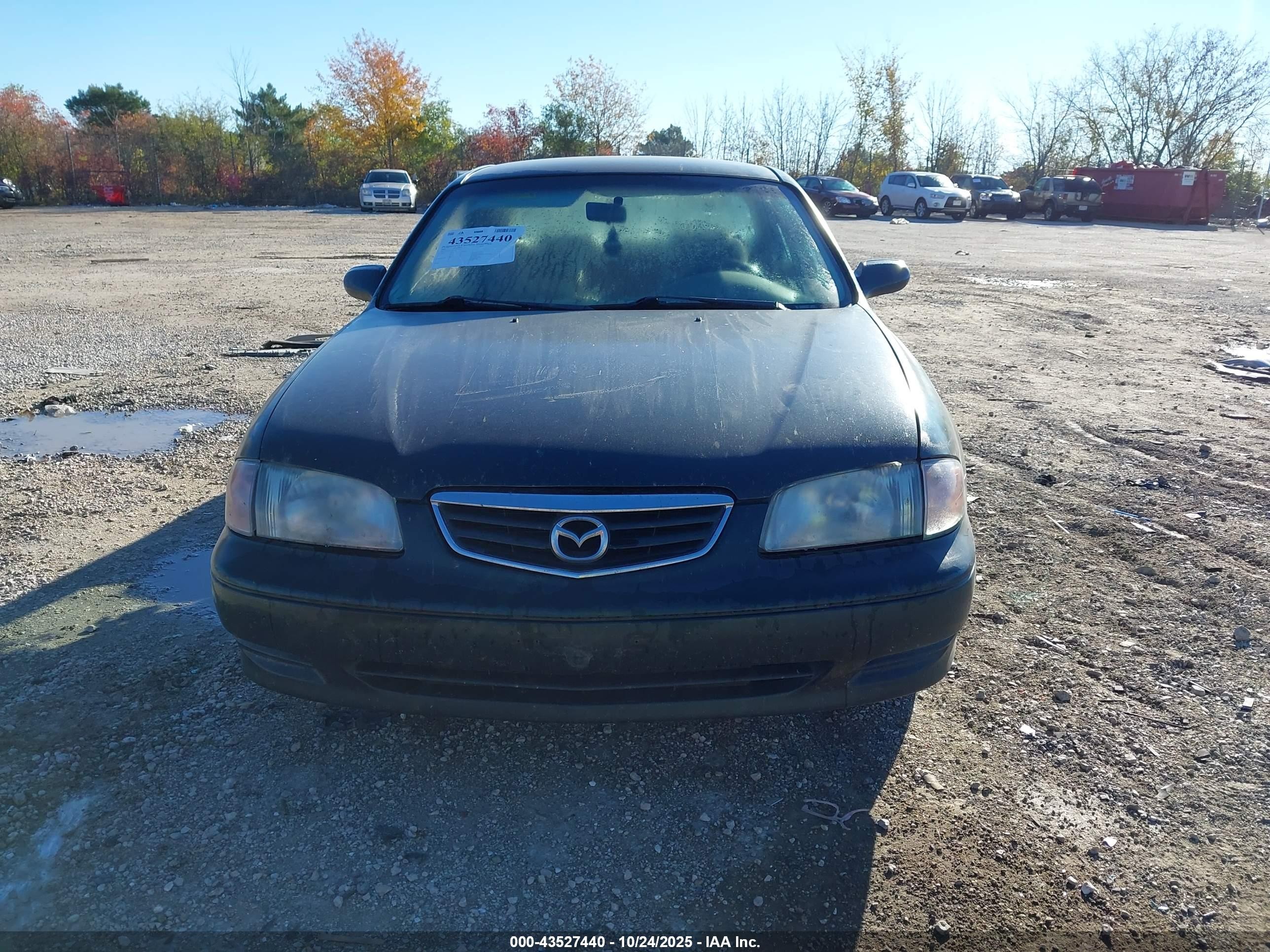 2001 Mazda 626 Es/lx Зеленый vin: 1YVGF22E815218154