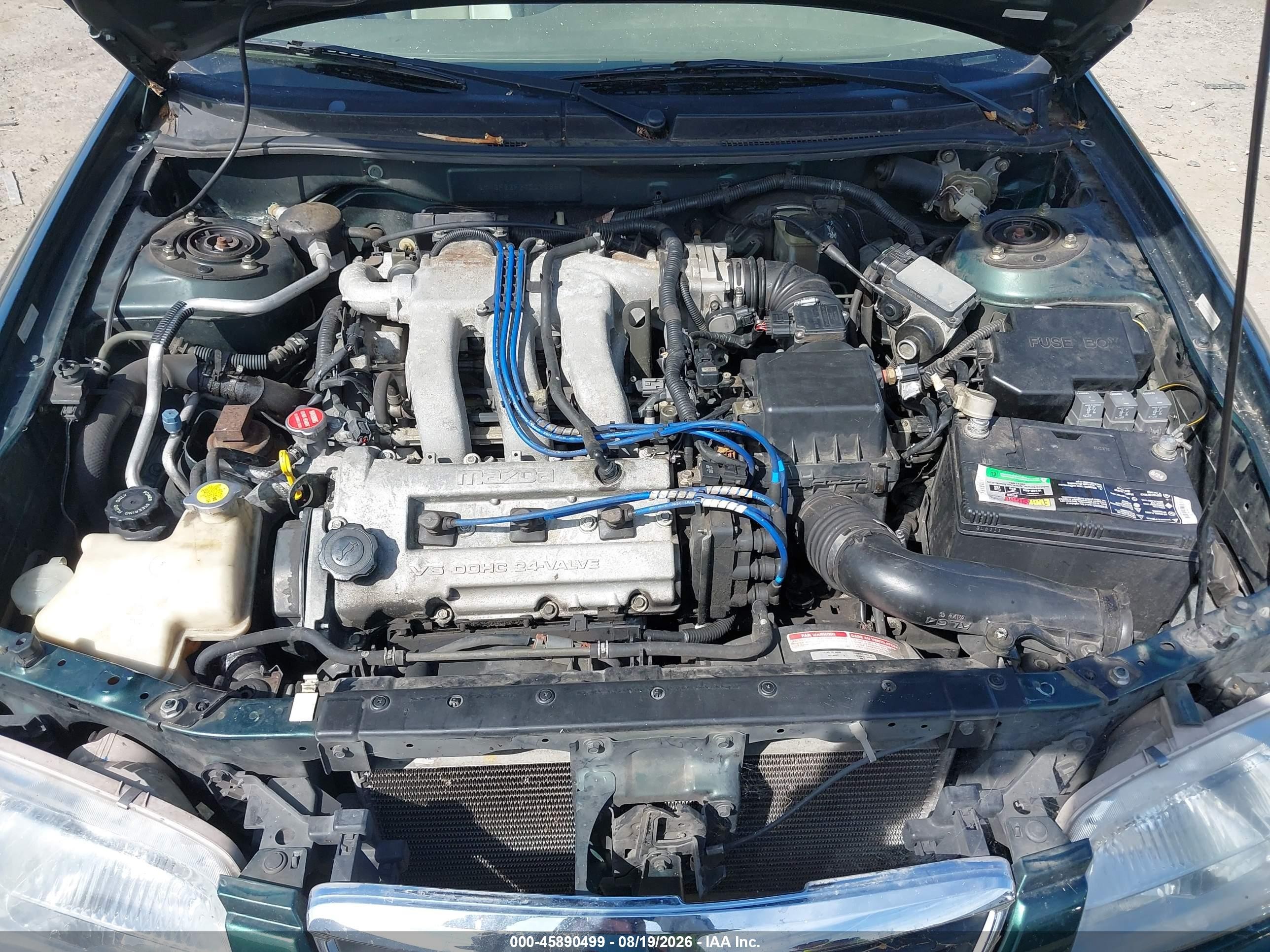 2000 Mazda 626 Es V6/lx V6 Green vin: 1YVGF22F2Y5120286