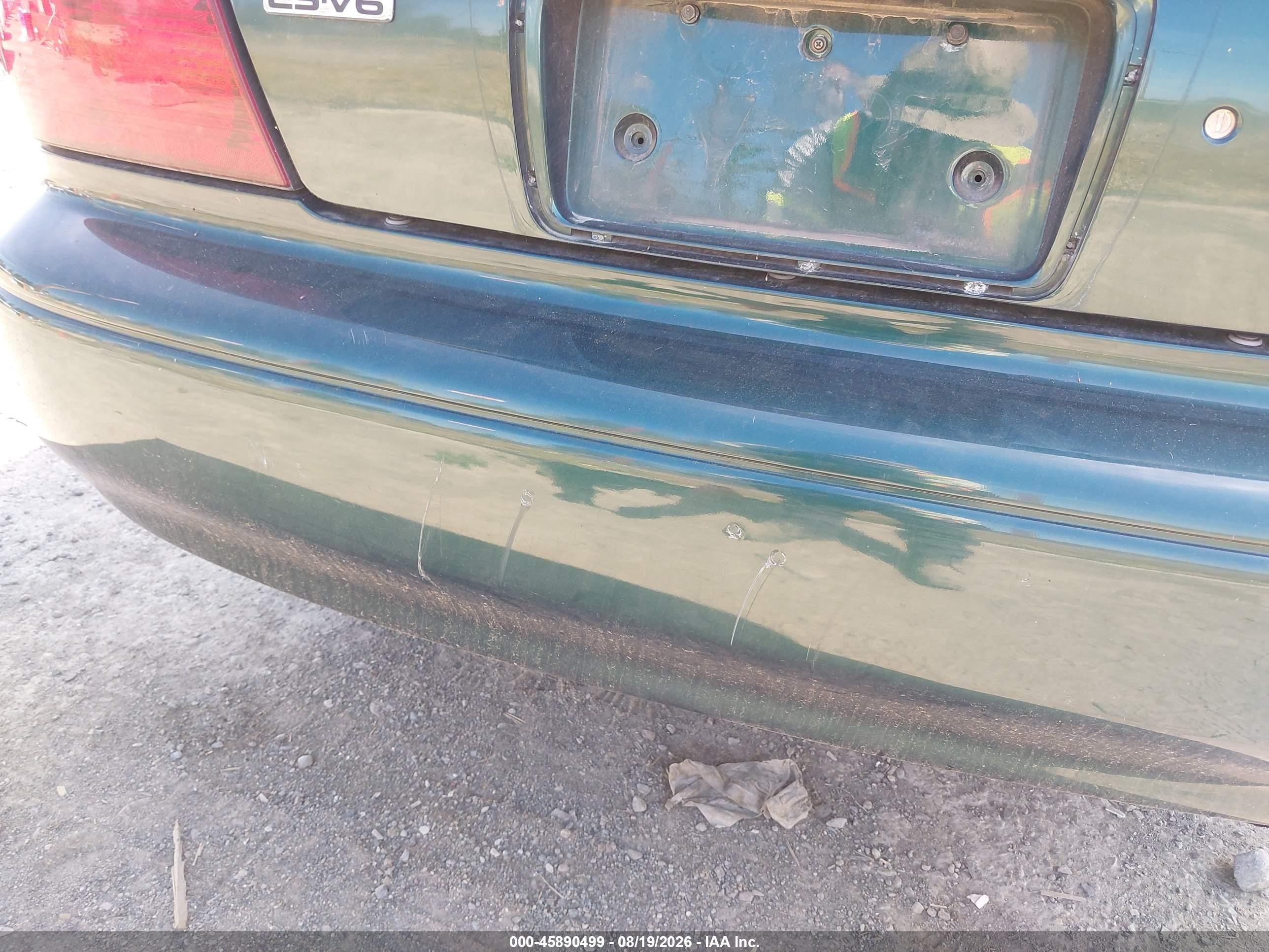 2000 Mazda 626 Es V6/lx V6 Green vin: 1YVGF22F2Y5120286