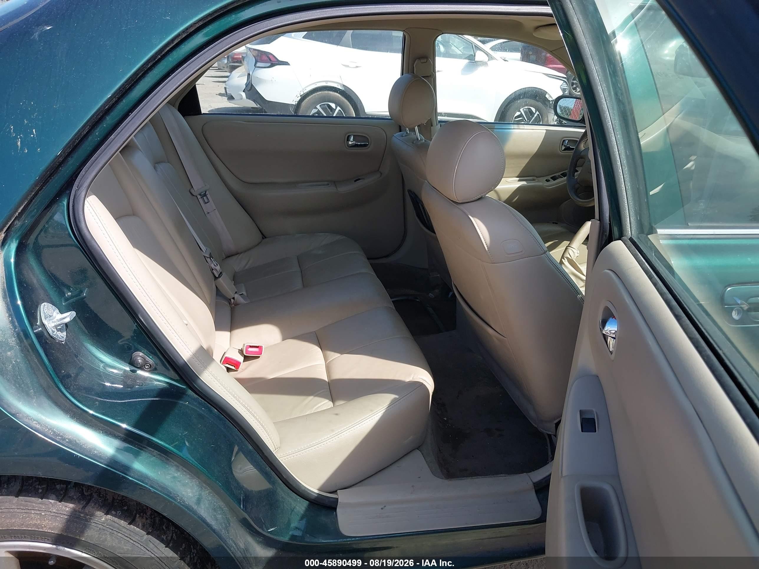 2000 Mazda 626 Es V6/lx V6 Green vin: 1YVGF22F2Y5120286