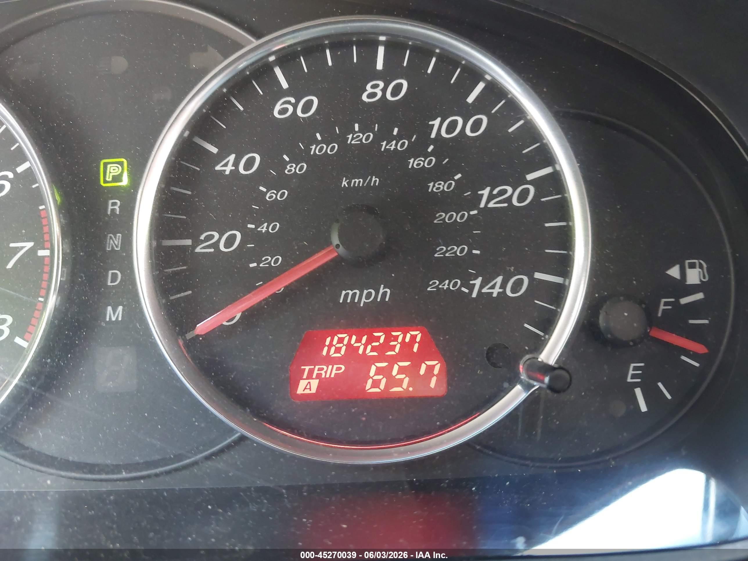 2004 Mazda Mazda6   Silver vin: 1YVHP800745N01390
