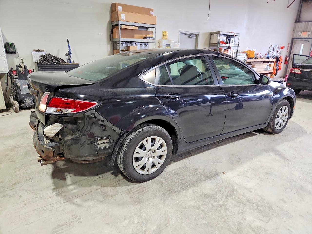 2009 Mazda 6 I Black vin: 1YVHP80A495M44756