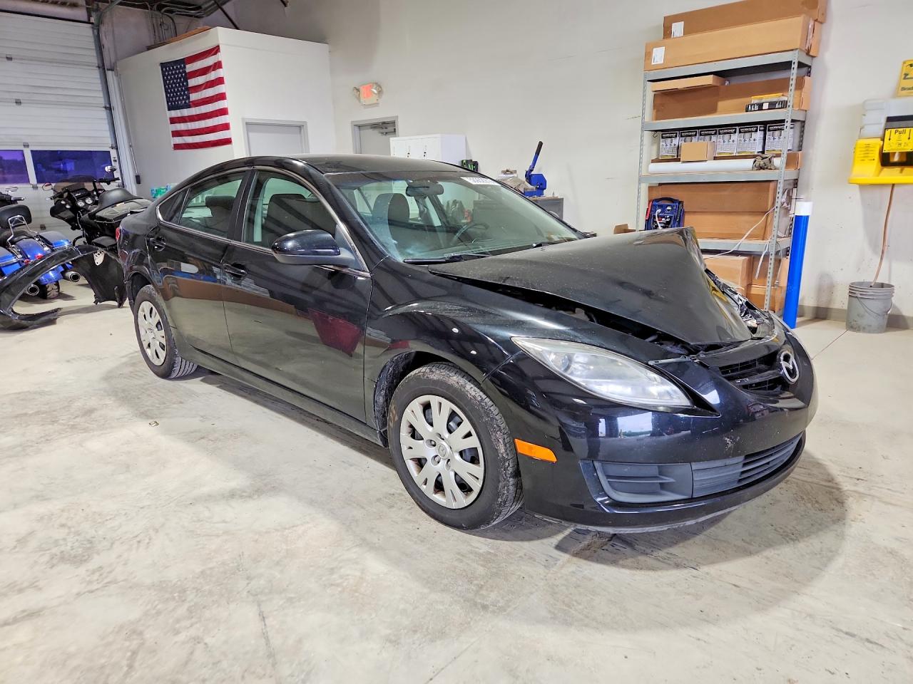 2009 Mazda 6 I Black vin: 1YVHP80A495M44756