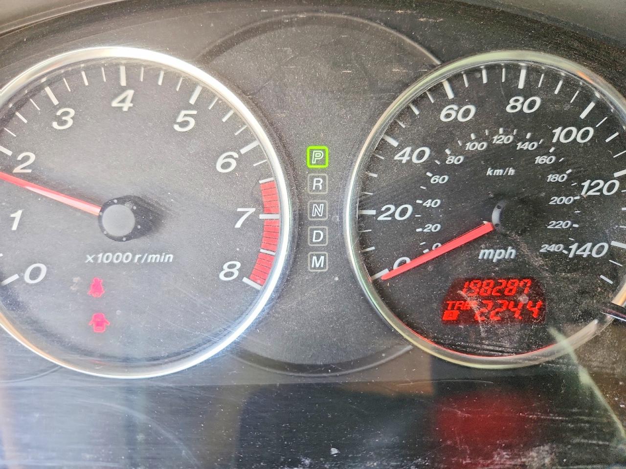 2005 Mazda 6 I White vin: 1YVHP80C055M41123