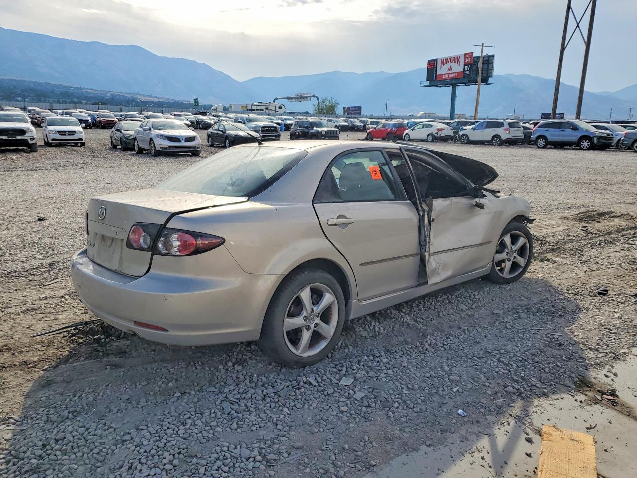 2007 Mazda 6 I Silver vin: 1YVHP80C075M56966
