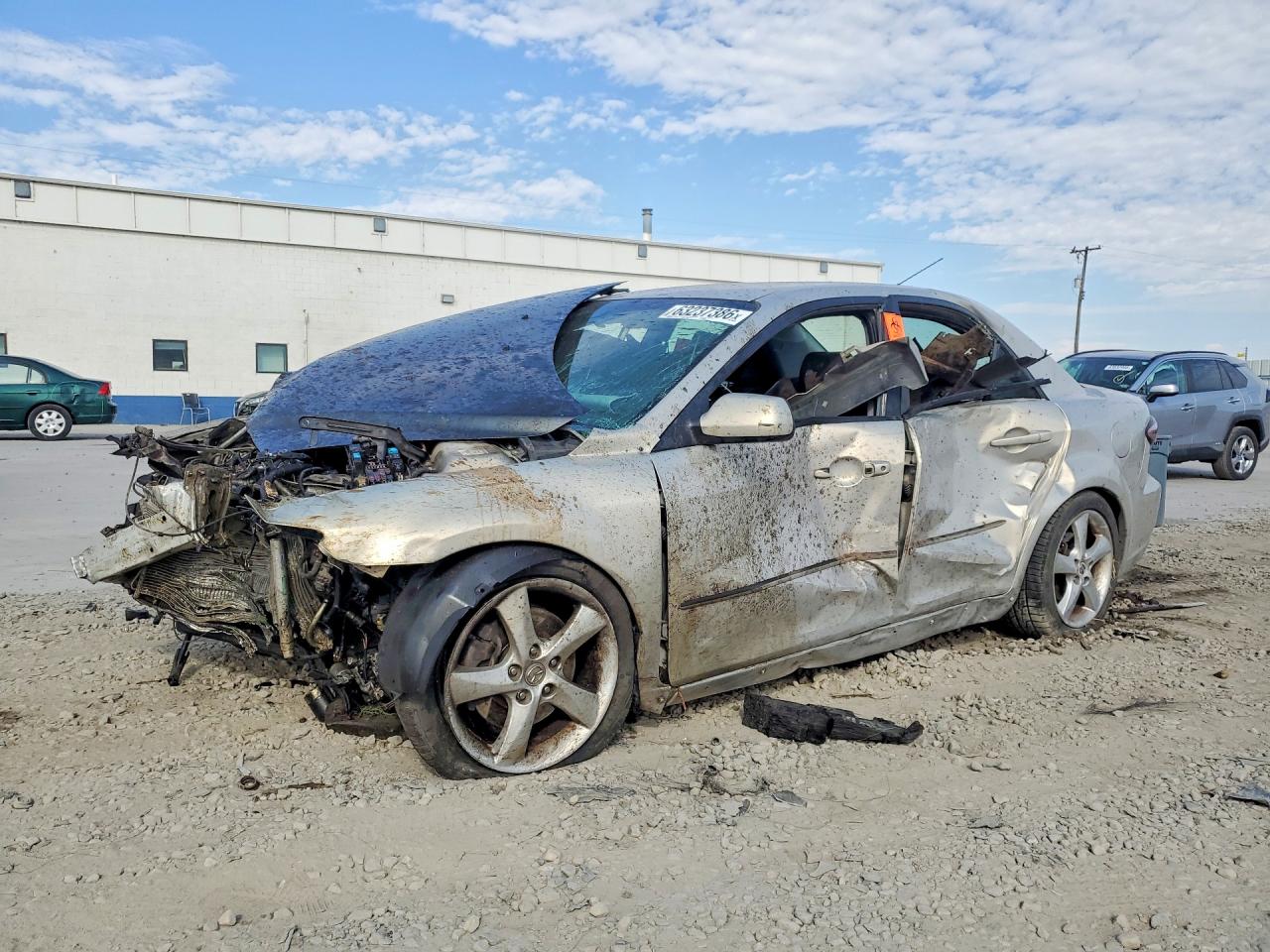 2007 Mazda 6 I Silver vin: 1YVHP80C075M56966