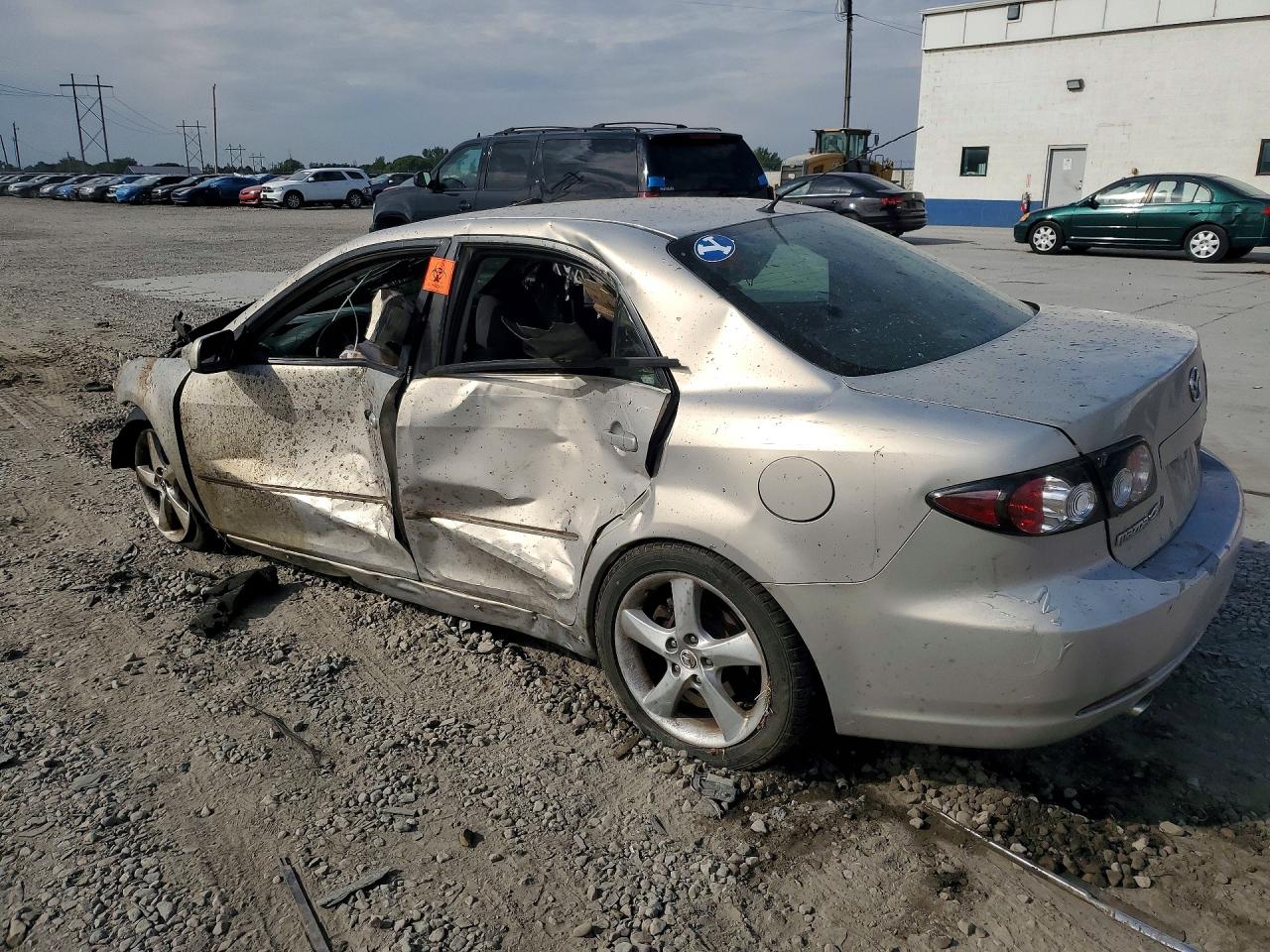 2007 Mazda 6 I Silver vin: 1YVHP80C075M56966