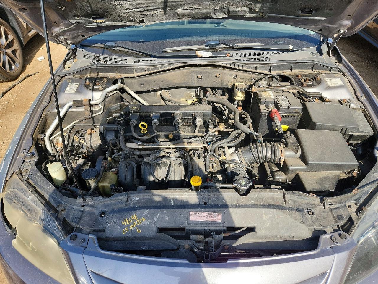 2007 Mazda 6 I Silver vin: 1YVHP80C075M62153