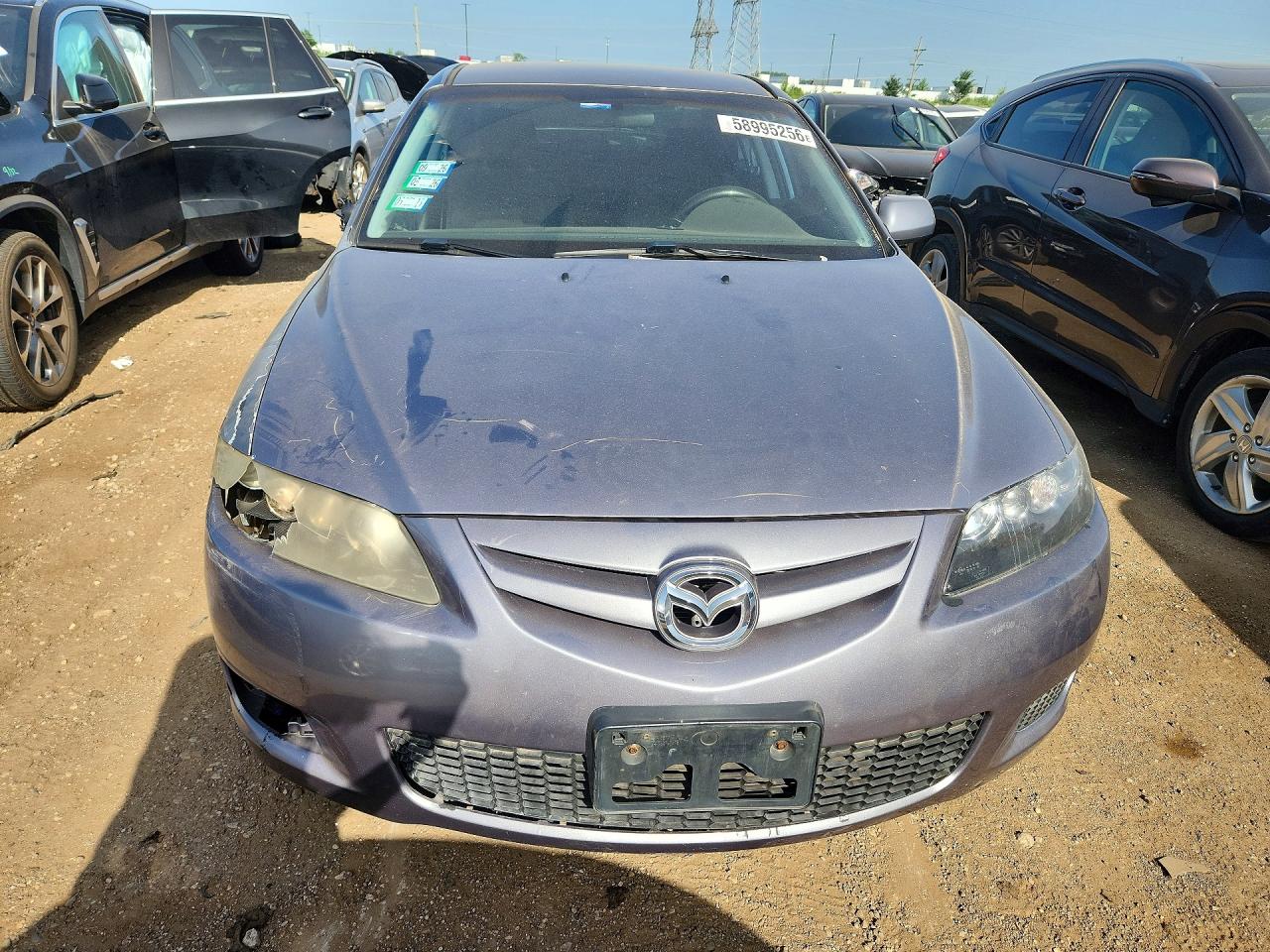 2007 Mazda 6 I Silver vin: 1YVHP80C075M62153