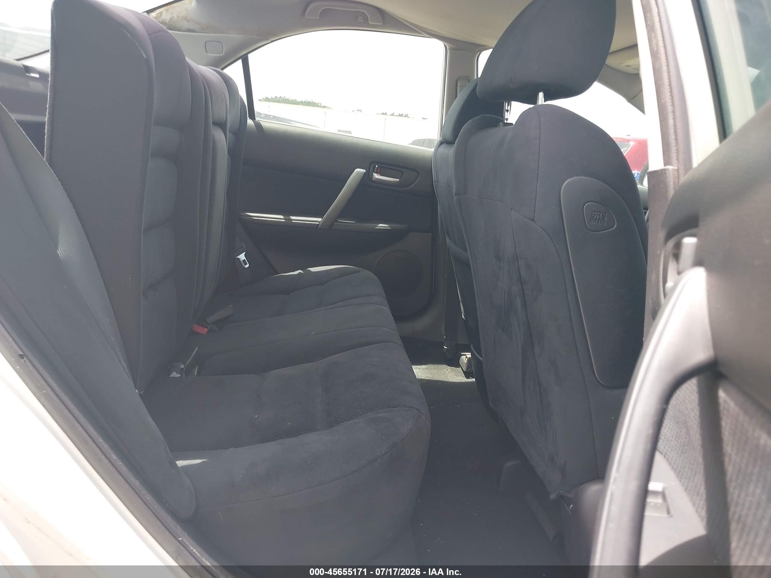2008 Mazda Mazda6 I Sport Ve White vin: 1YVHP80C085M10510