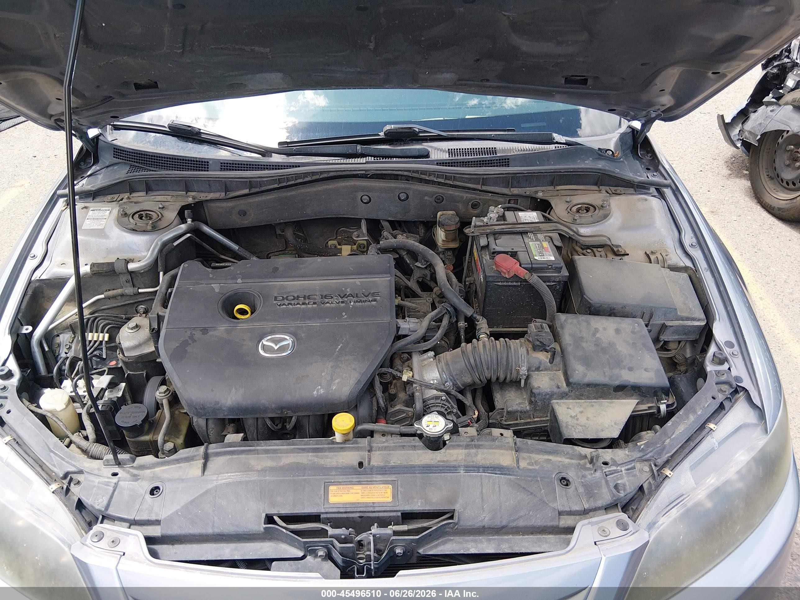 2008 Mazda Mazda6 I Sport Ve Gray vin: 1YVHP80C085M14492