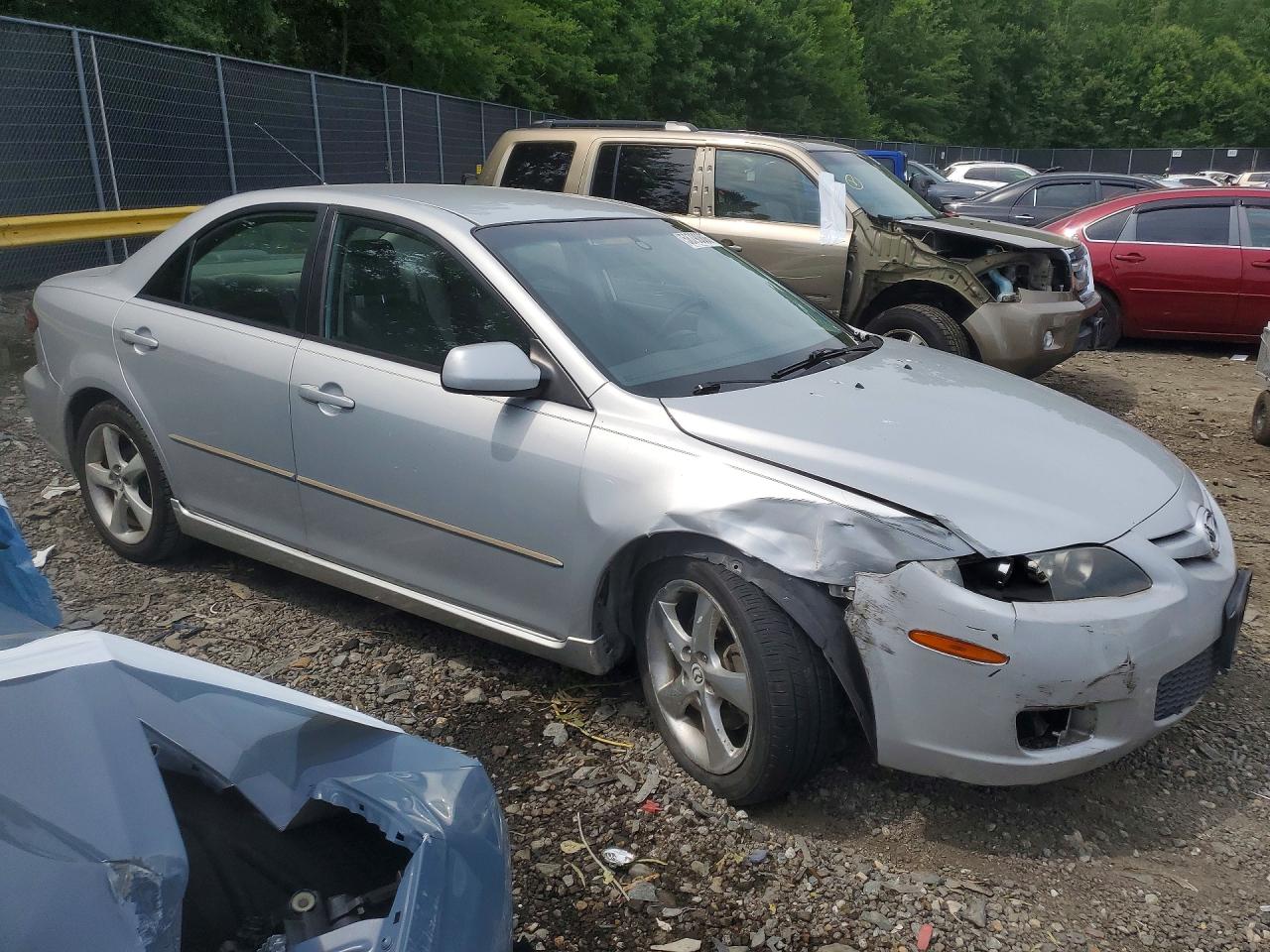 2008 Mazda 6 I Silver vin: 1YVHP80C085M18929