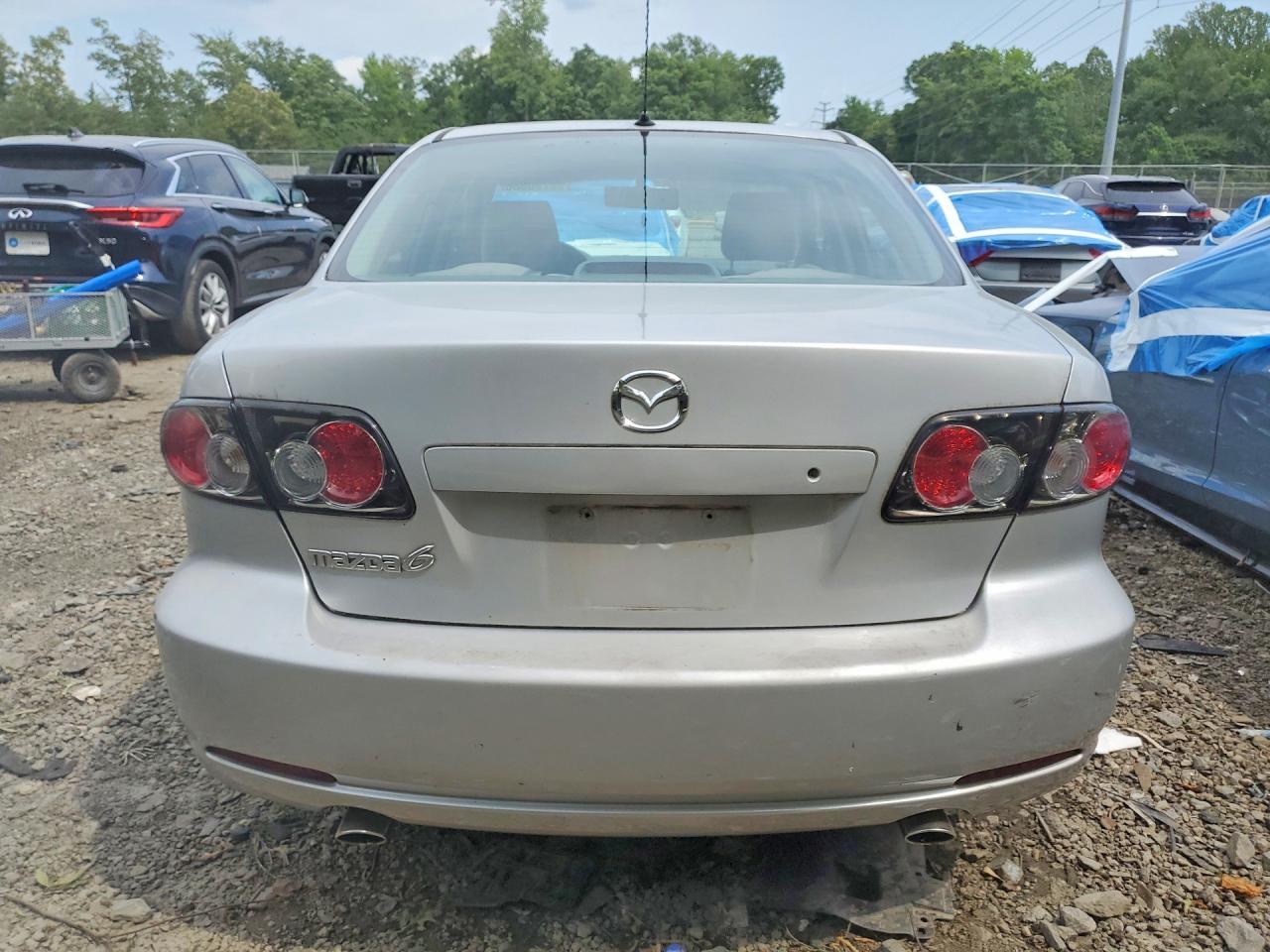 2008 Mazda 6 I Silver vin: 1YVHP80C085M18929