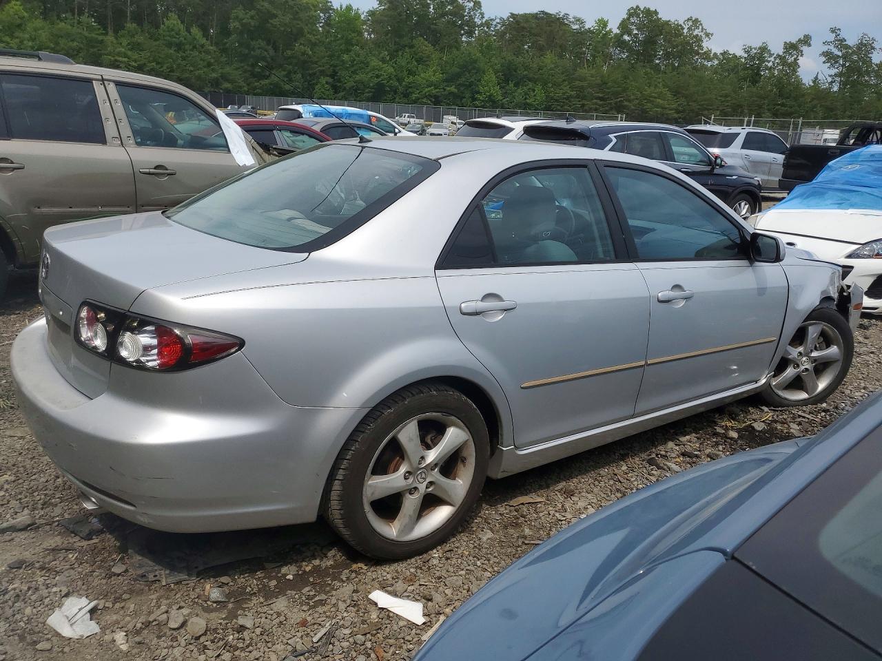 2008 Mazda 6 I Silver vin: 1YVHP80C085M18929