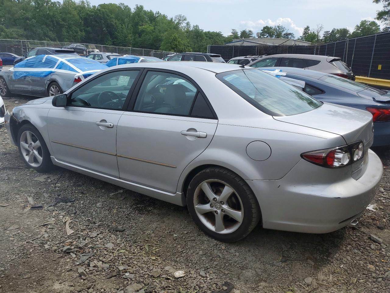 2008 Mazda 6 I Silver vin: 1YVHP80C085M18929