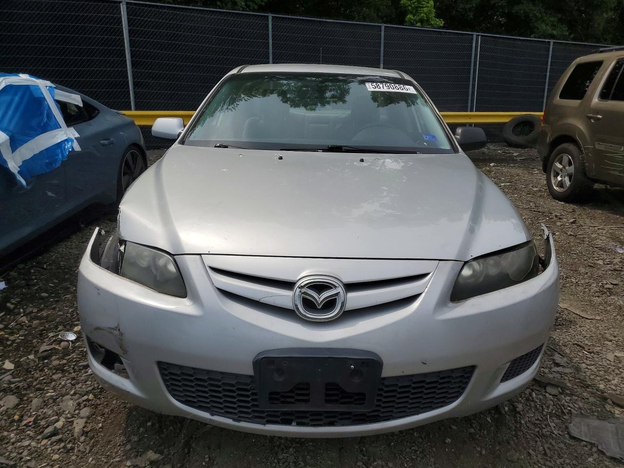 2008 Mazda 6 I Silver vin: 1YVHP80C085M18929