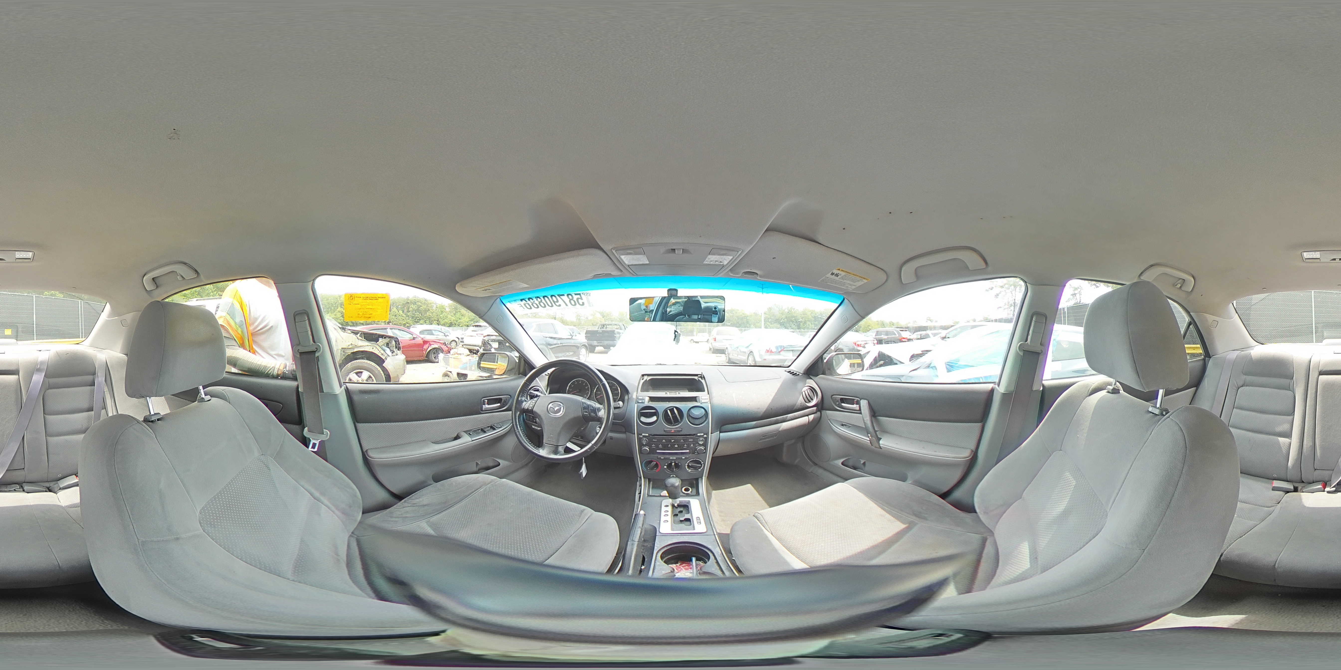 2008 Mazda 6 I Silver vin: 1YVHP80C085M18929