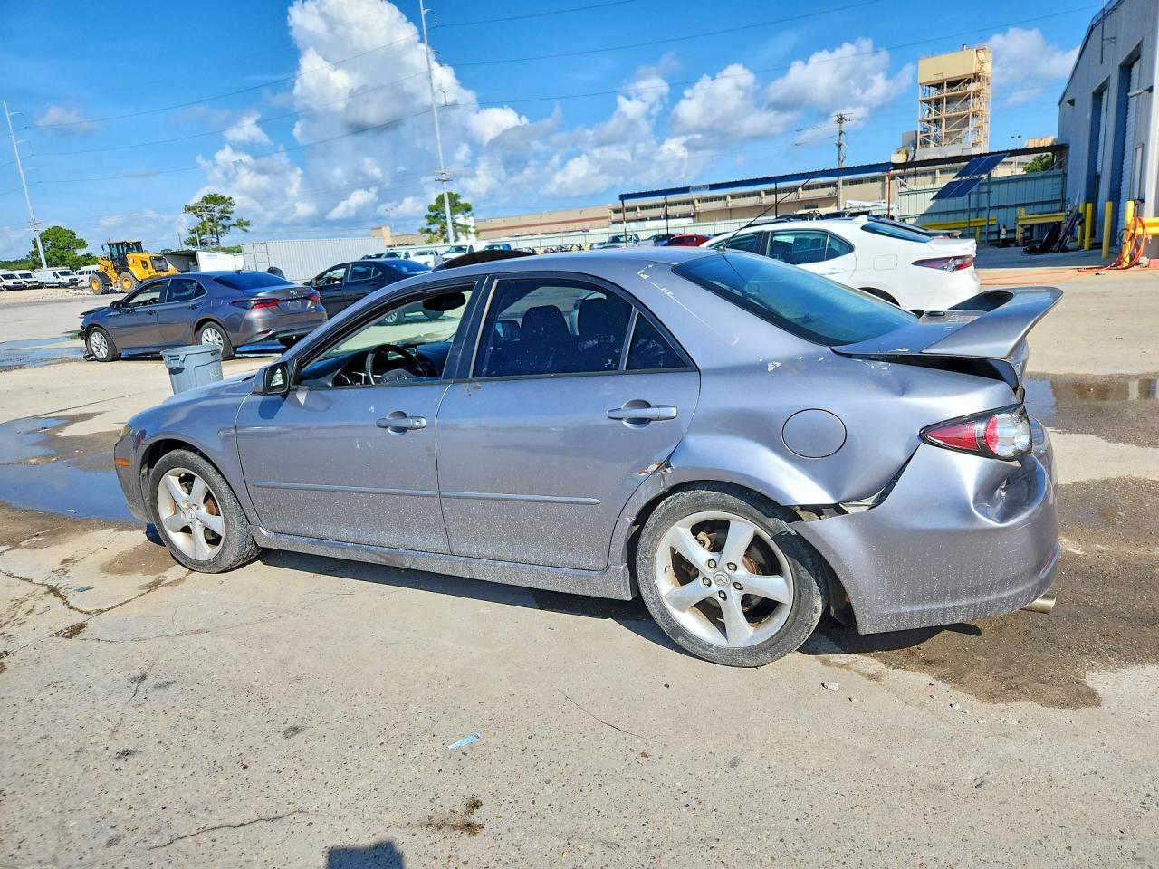 2008 Mazda 6 I Gray vin: 1YVHP80C085M34662
