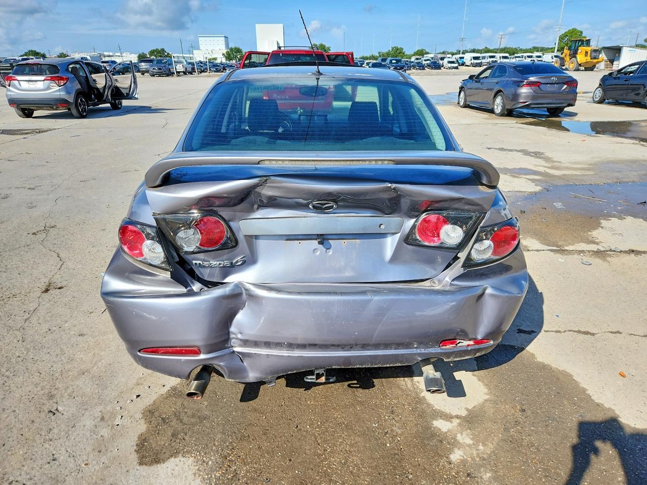 2008 Mazda 6 I Gray vin: 1YVHP80C085M34662