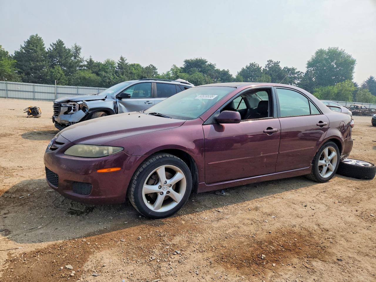 2008 Mazda 6 I Burgundy vin: 1YVHP80C085M38727