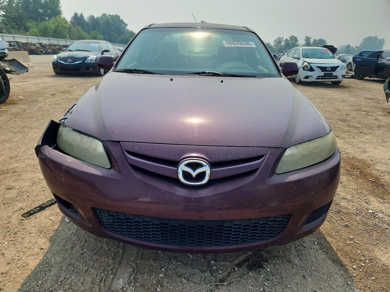 2008 Mazda 6 I Burgundy vin: 1YVHP80C085M38727
