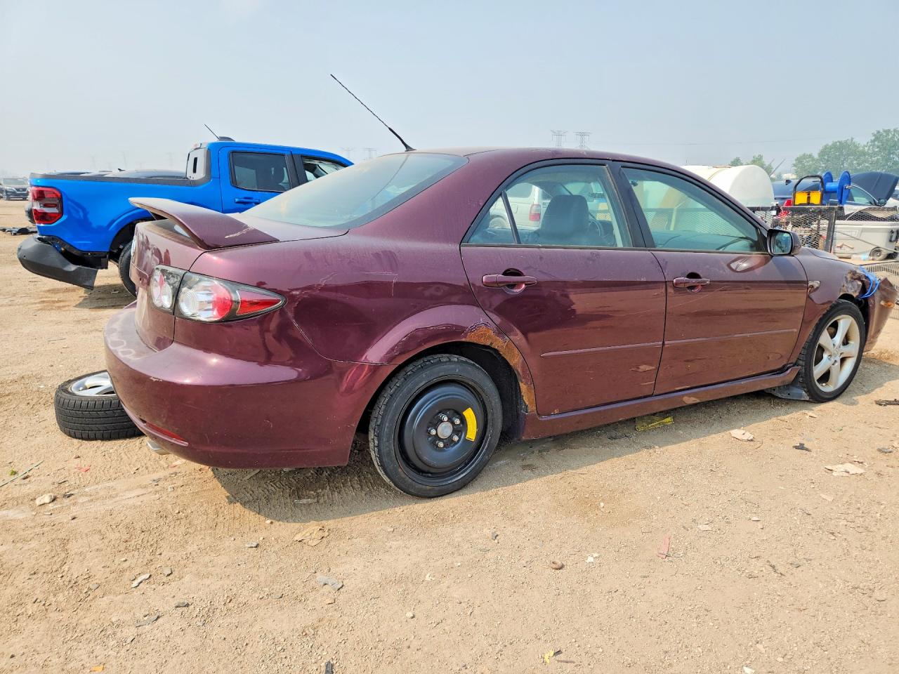 2008 Mazda 6 I Burgundy vin: 1YVHP80C085M38727