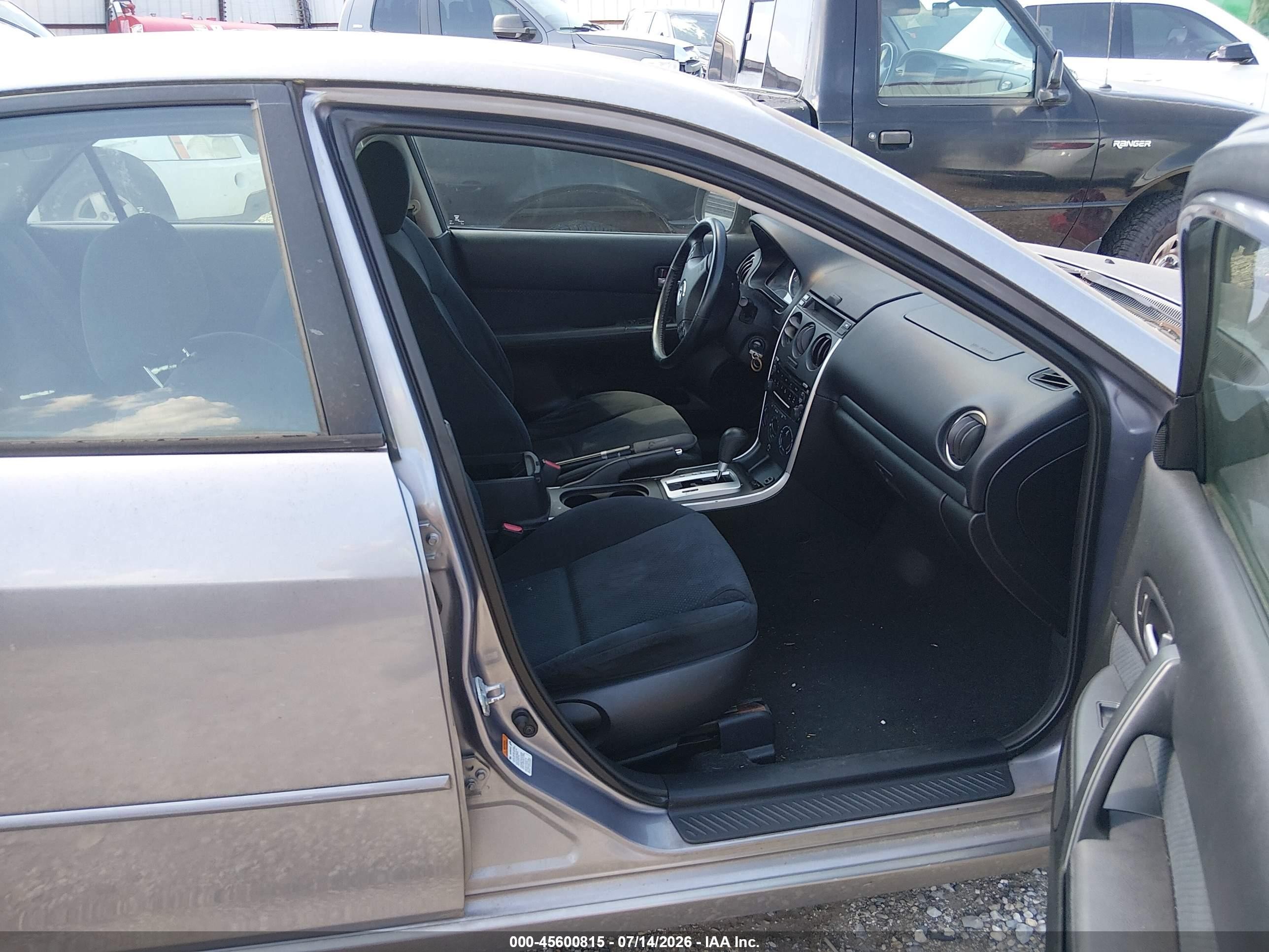 2008 Mazda Mazda6 I Sport Ve Gray vin: 1YVHP80C085M40316