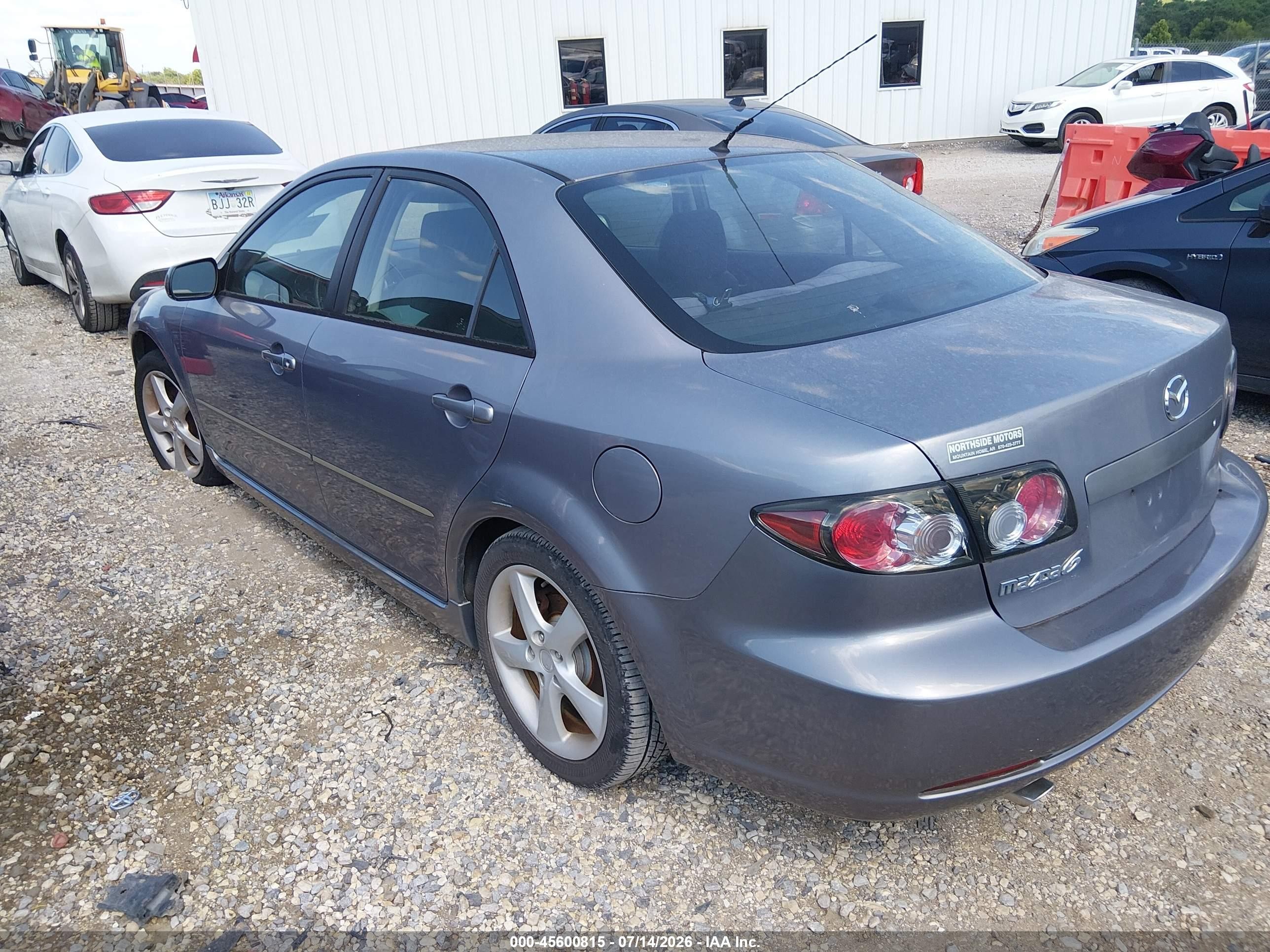 2008 Mazda Mazda6 I Sport Ve Gray vin: 1YVHP80C085M40316