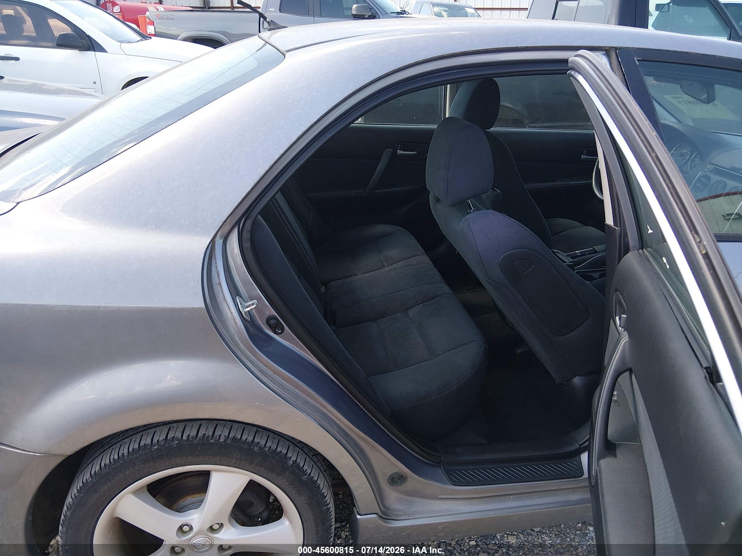 2008 Mazda Mazda6 I Sport Ve Gray vin: 1YVHP80C085M40316