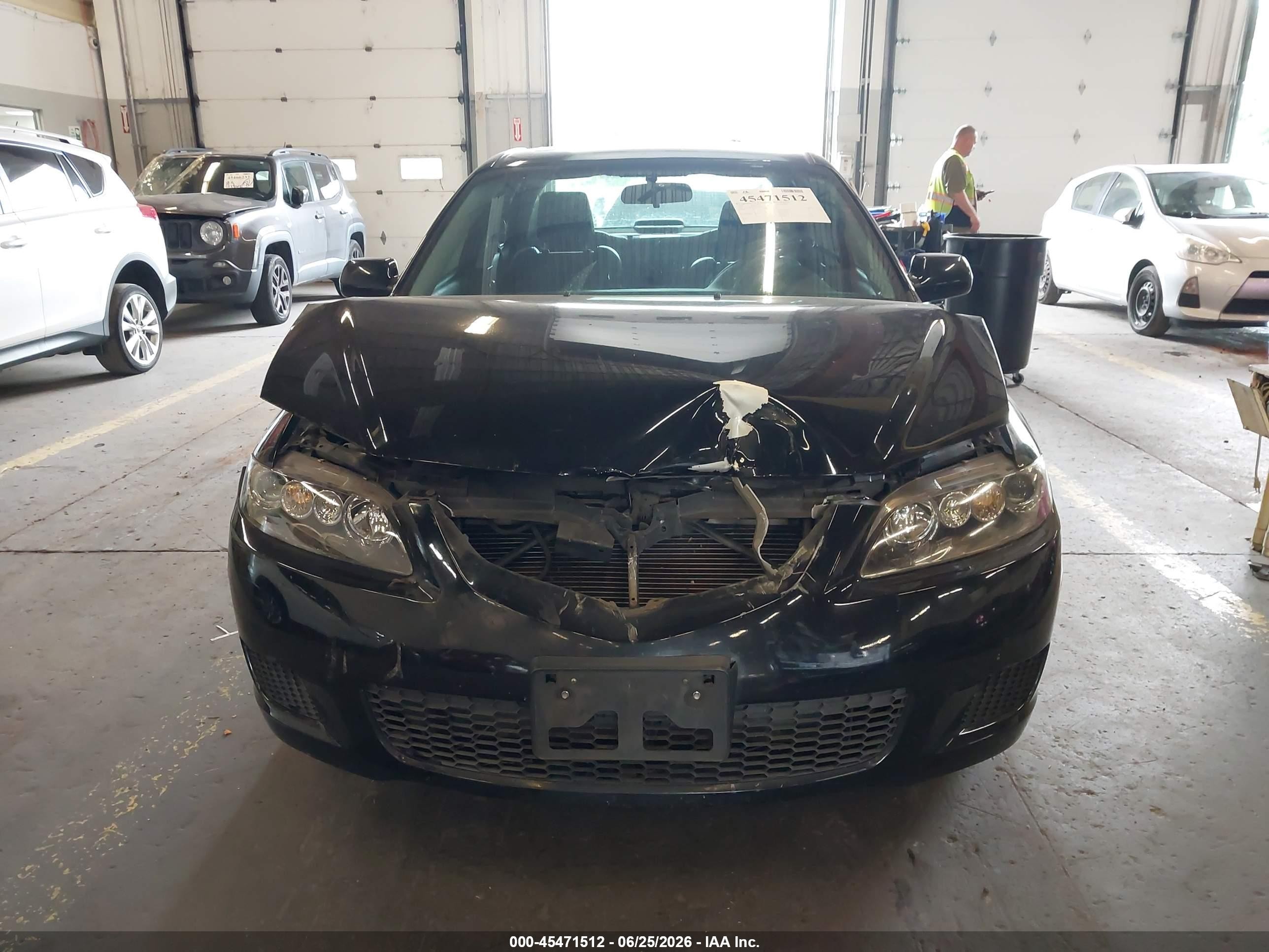 2008 Mazda Mazda6 I Touring Black vin: 1YVHP80C085M40672