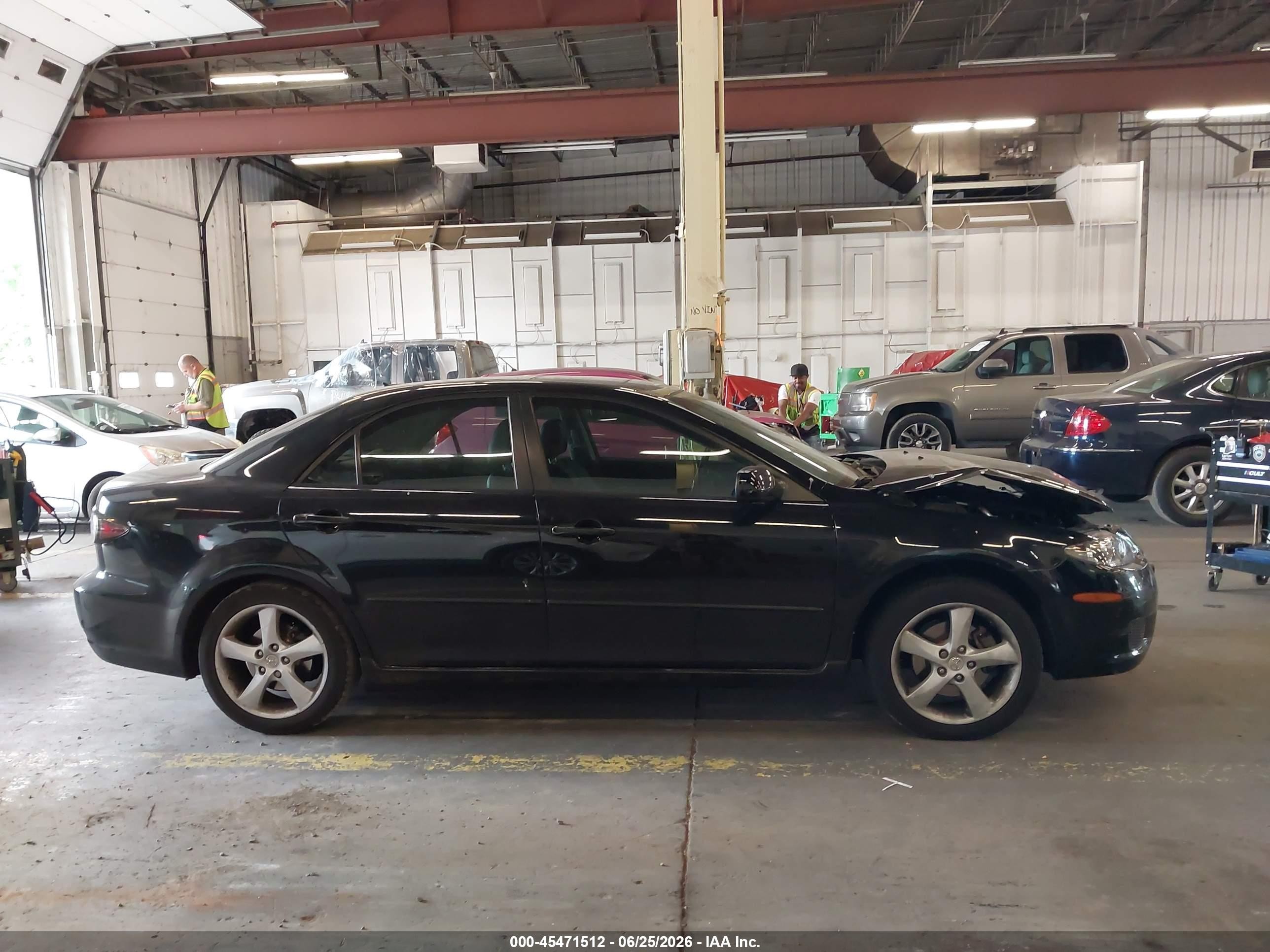 2008 Mazda Mazda6 I Touring Black vin: 1YVHP80C085M40672