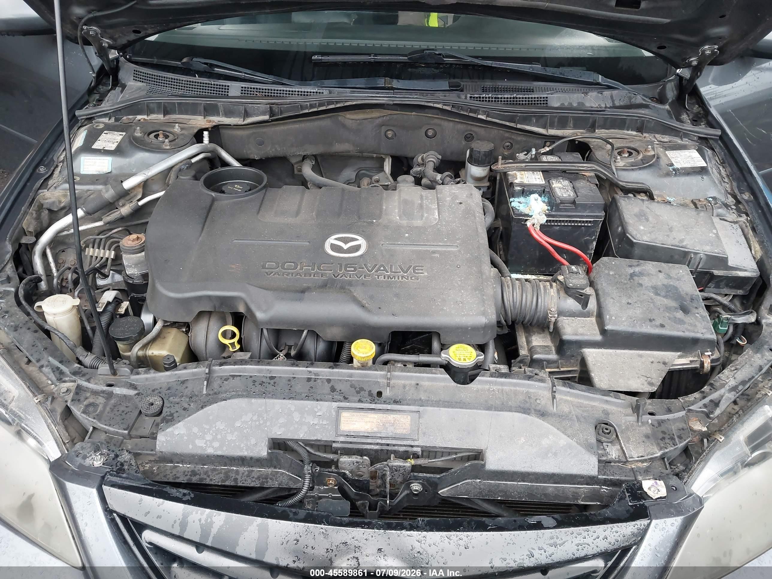 2003 Mazda Mazda6 I Gray vin: 1YVHP80C135M44433