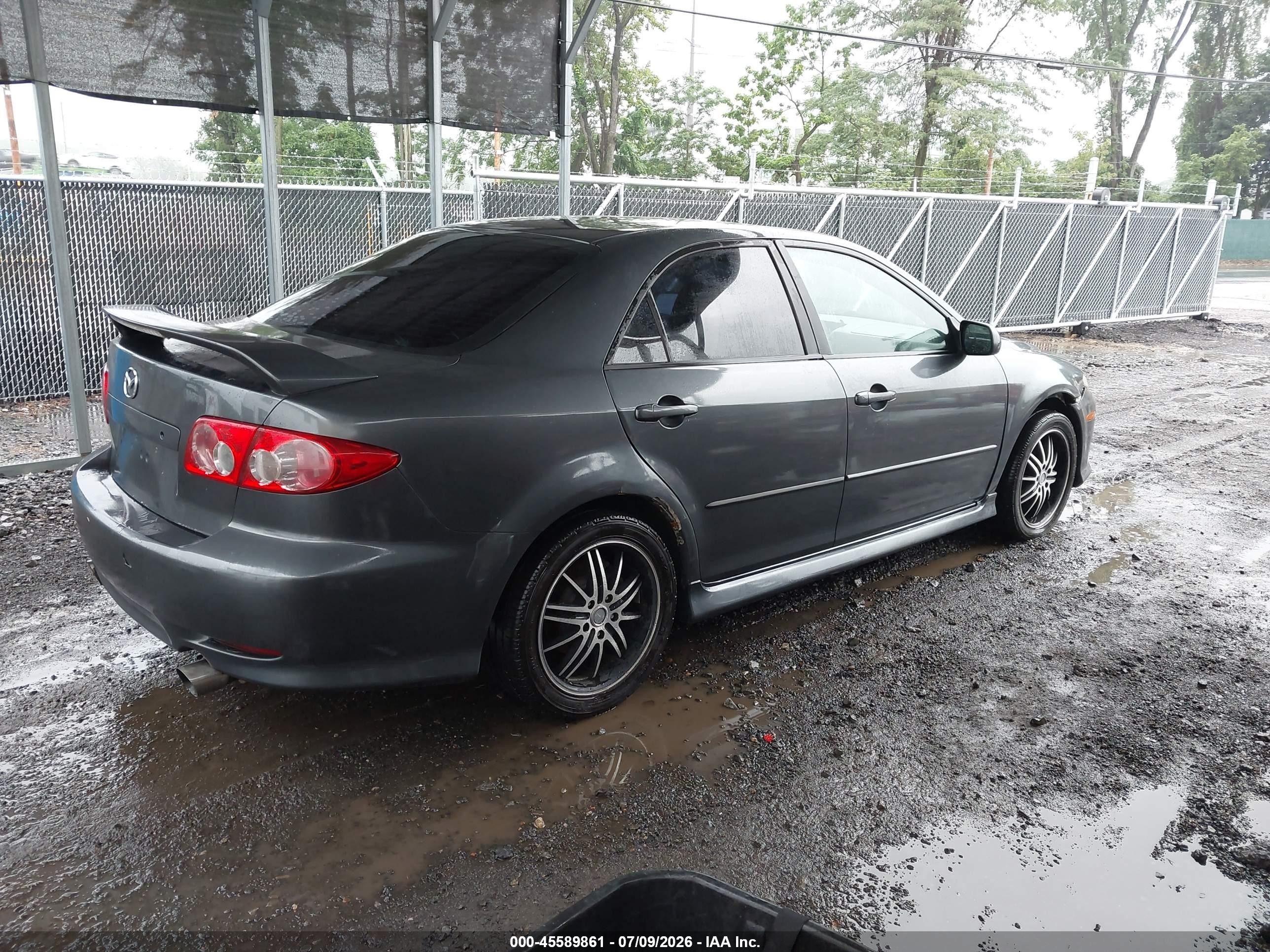 2003 Mazda Mazda6 I Gray vin: 1YVHP80C135M44433
