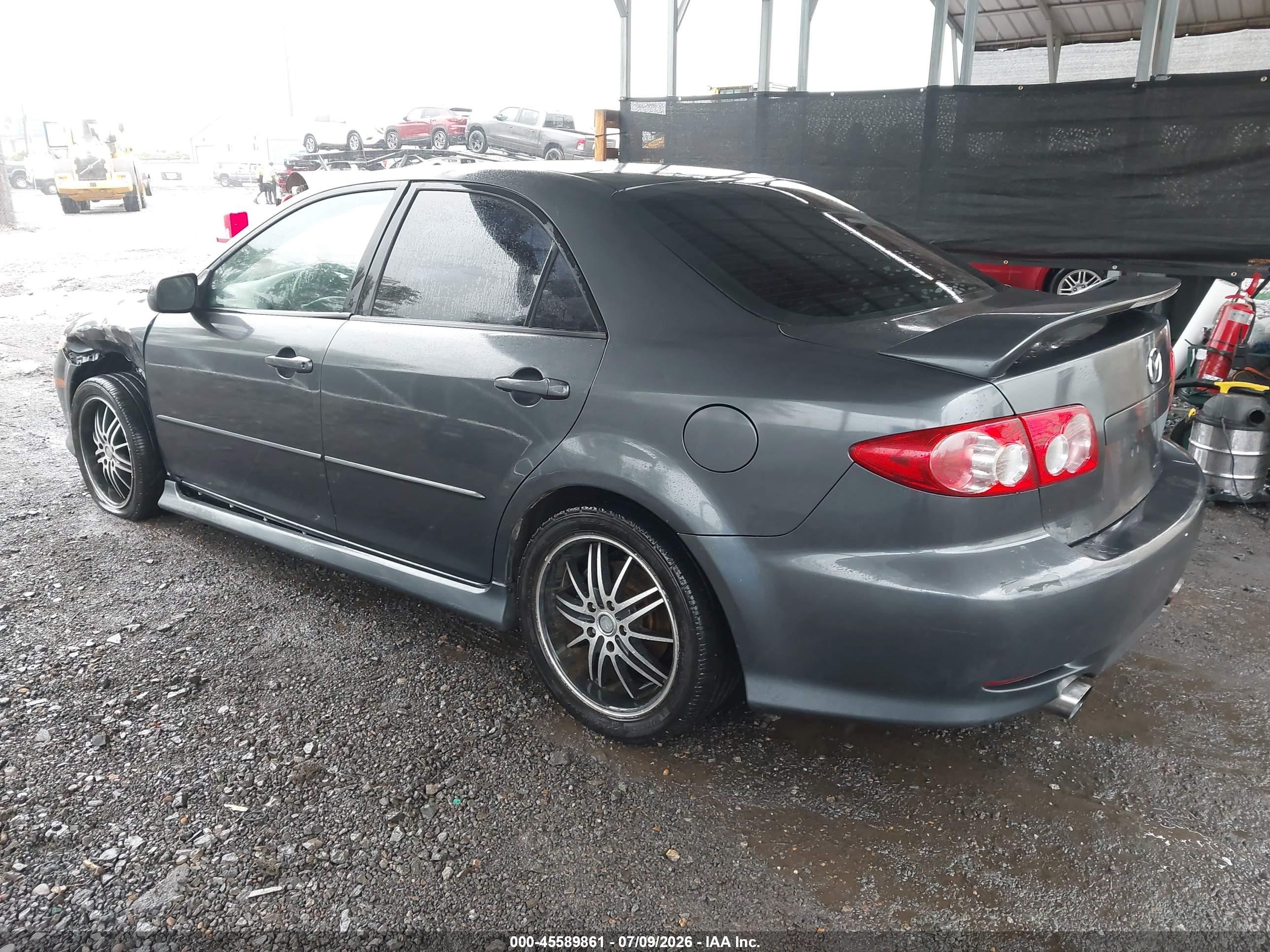 2003 Mazda Mazda6 I Gray vin: 1YVHP80C135M44433
