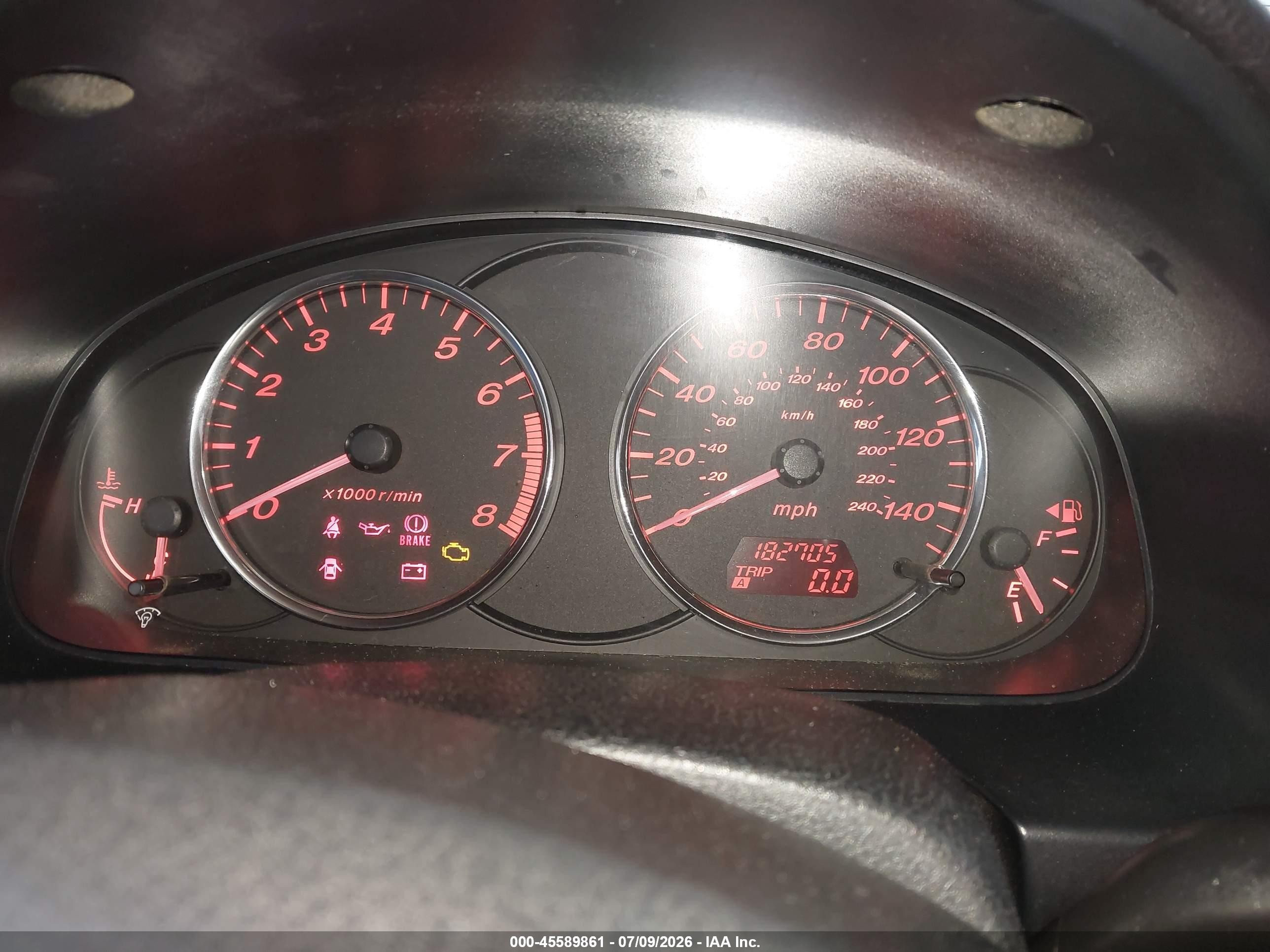 2003 Mazda Mazda6 I Gray vin: 1YVHP80C135M44433