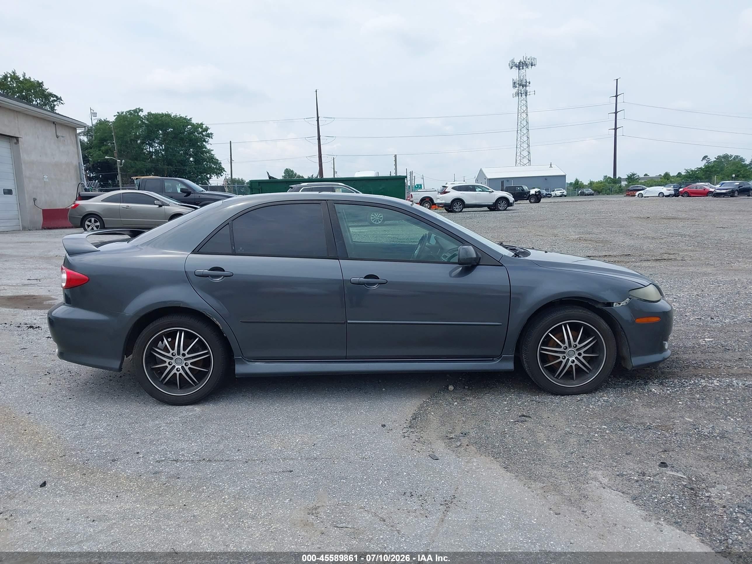 2003 Mazda Mazda6 I Gray vin: 1YVHP80C135M44433