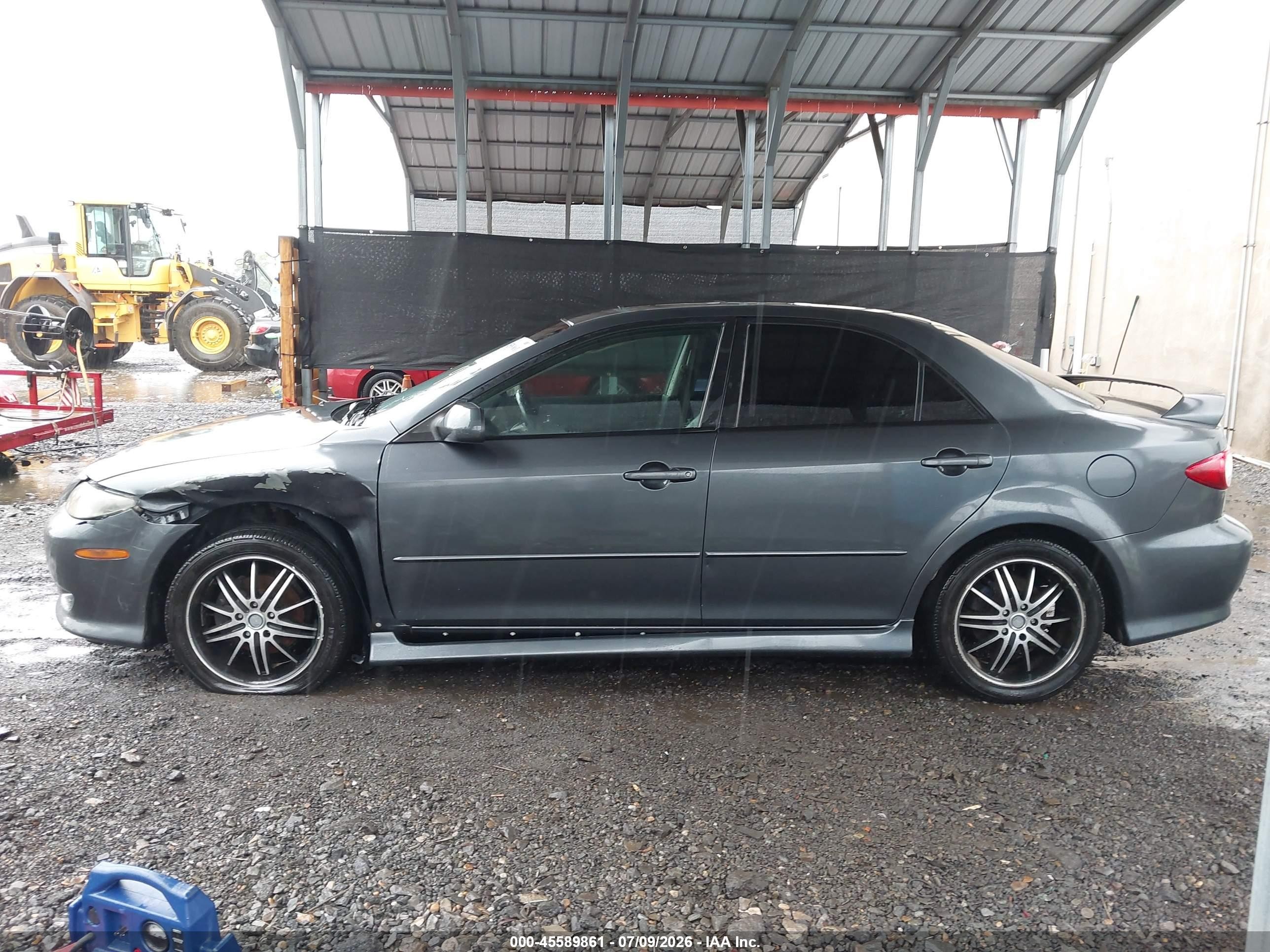 2003 Mazda Mazda6 I Gray vin: 1YVHP80C135M44433