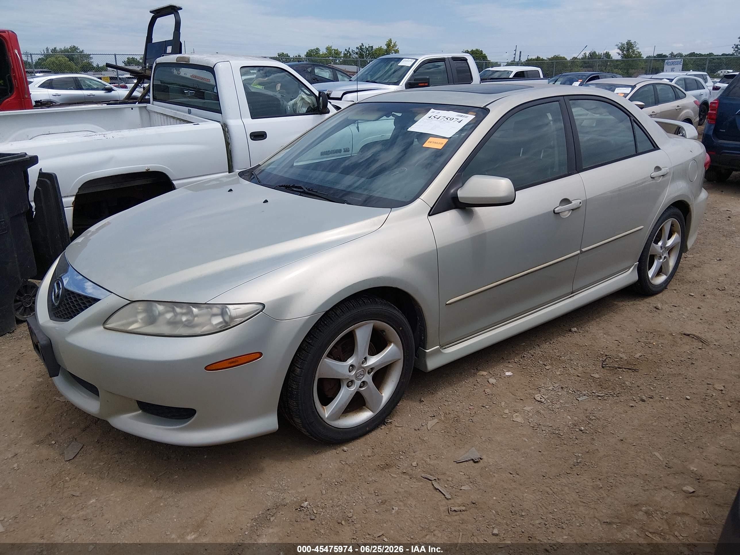 2004 Mazda Mazda6 I Cream vin: 1YVHP80C145N22579